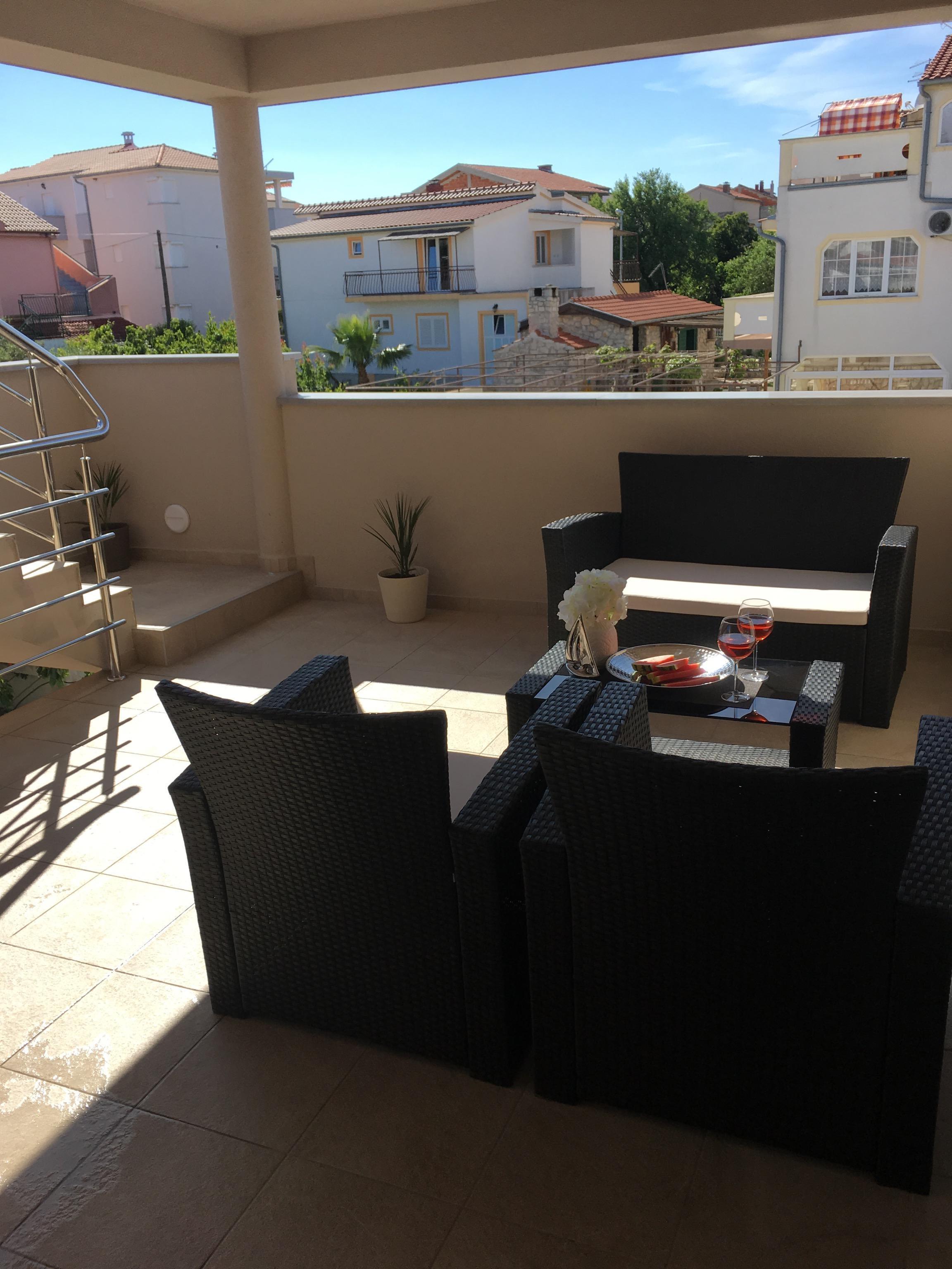 FeWo mit Balkon, Klima, Sat-Tv, WLAN und Garten