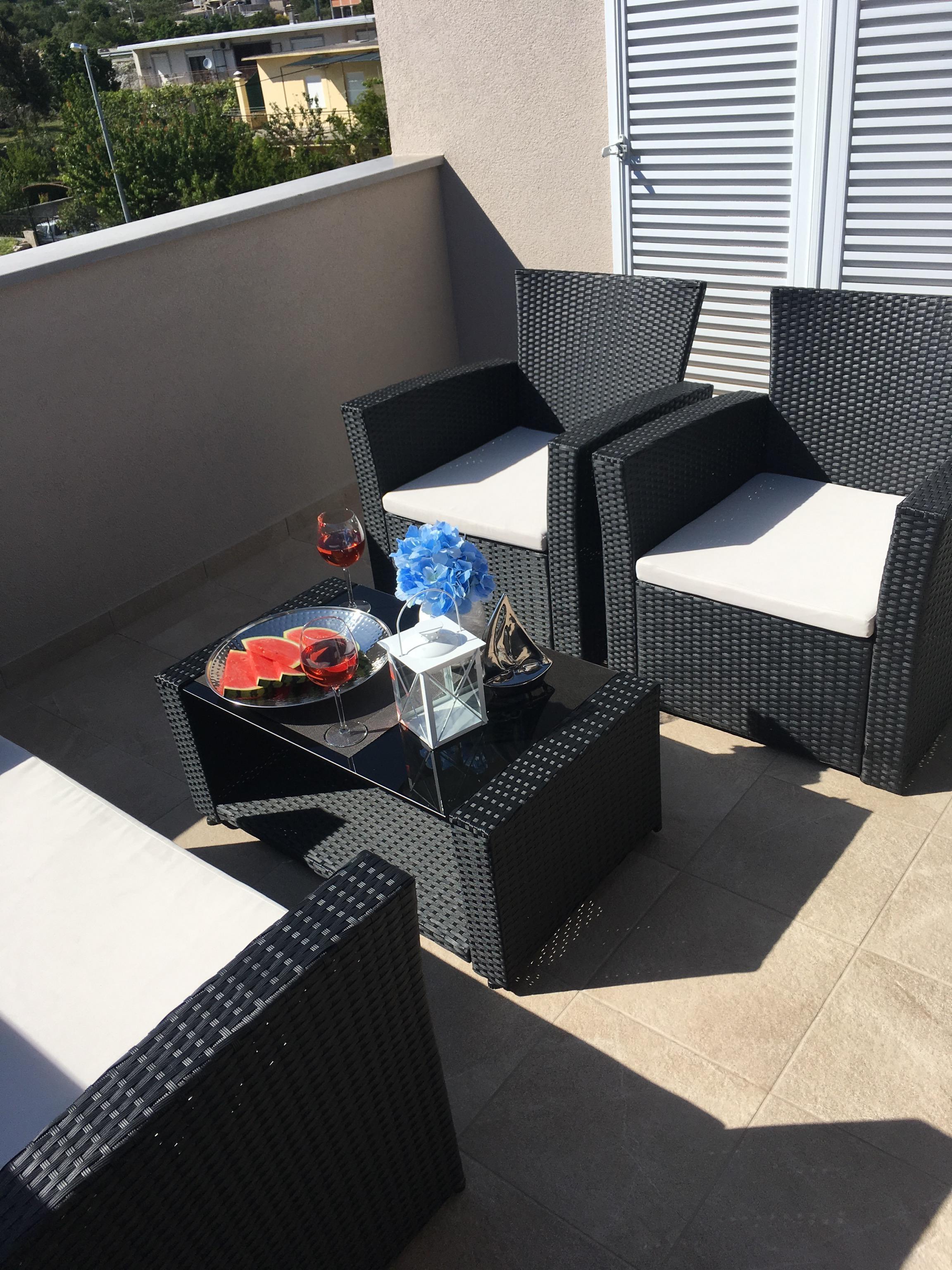 Fewo mit Sat-Tv, WLAN, Klima, Balkon & Garten