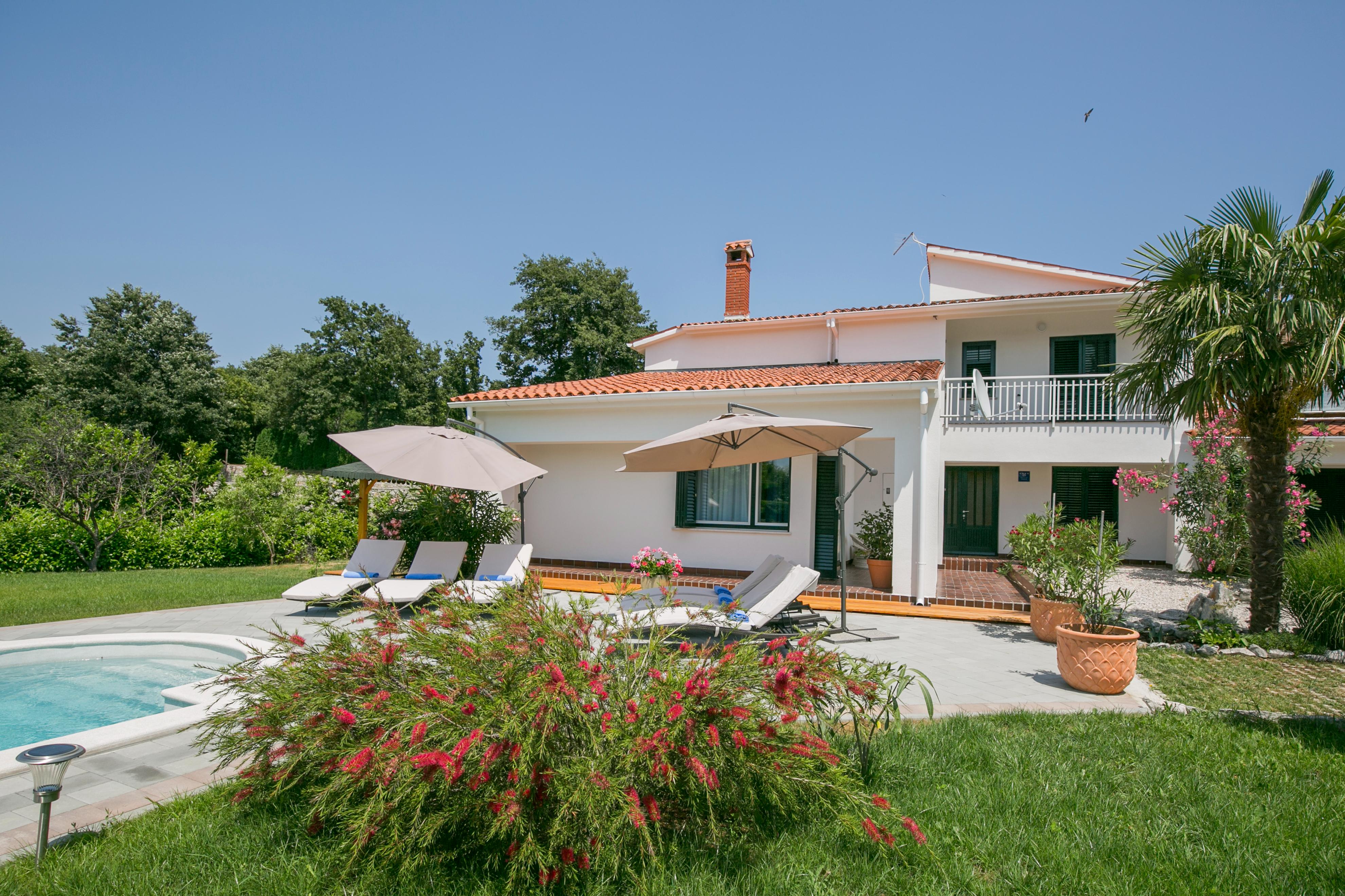 Herrliche Villa mit Pool in Kranjci bei Labin