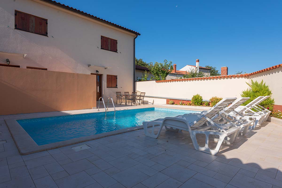 Ferienhaus mit privatem Pool in der Nähe von Rovinj