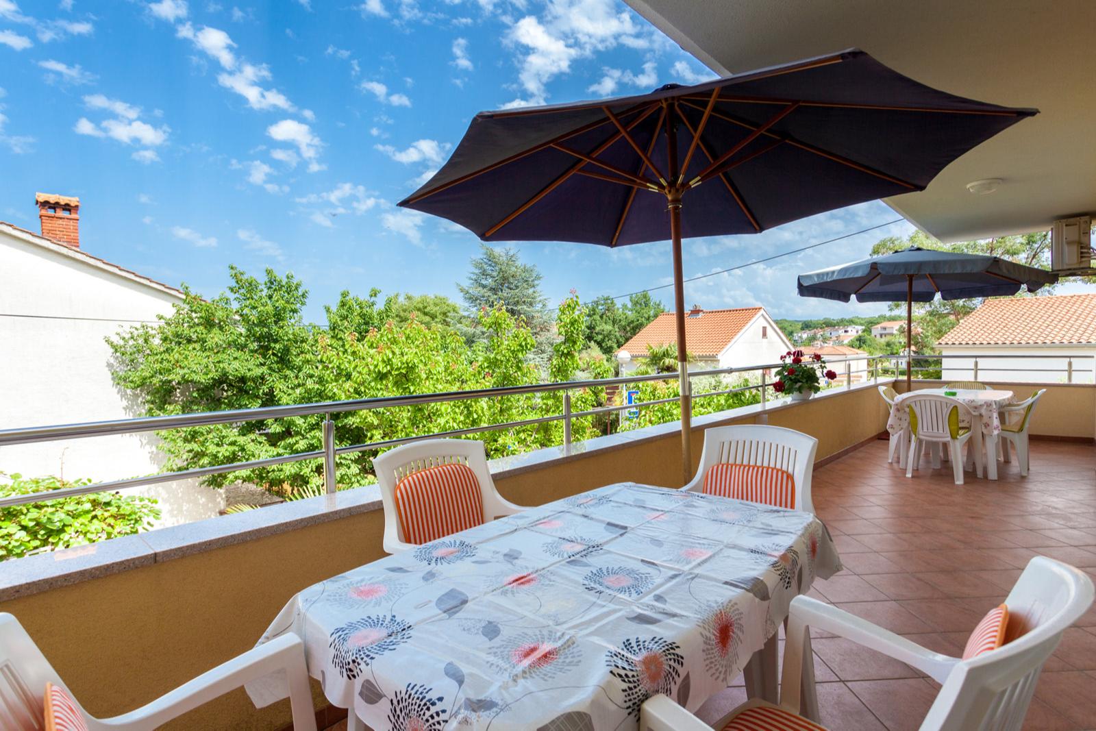 Moderne Wohnung mit Meerblick in Vantačići