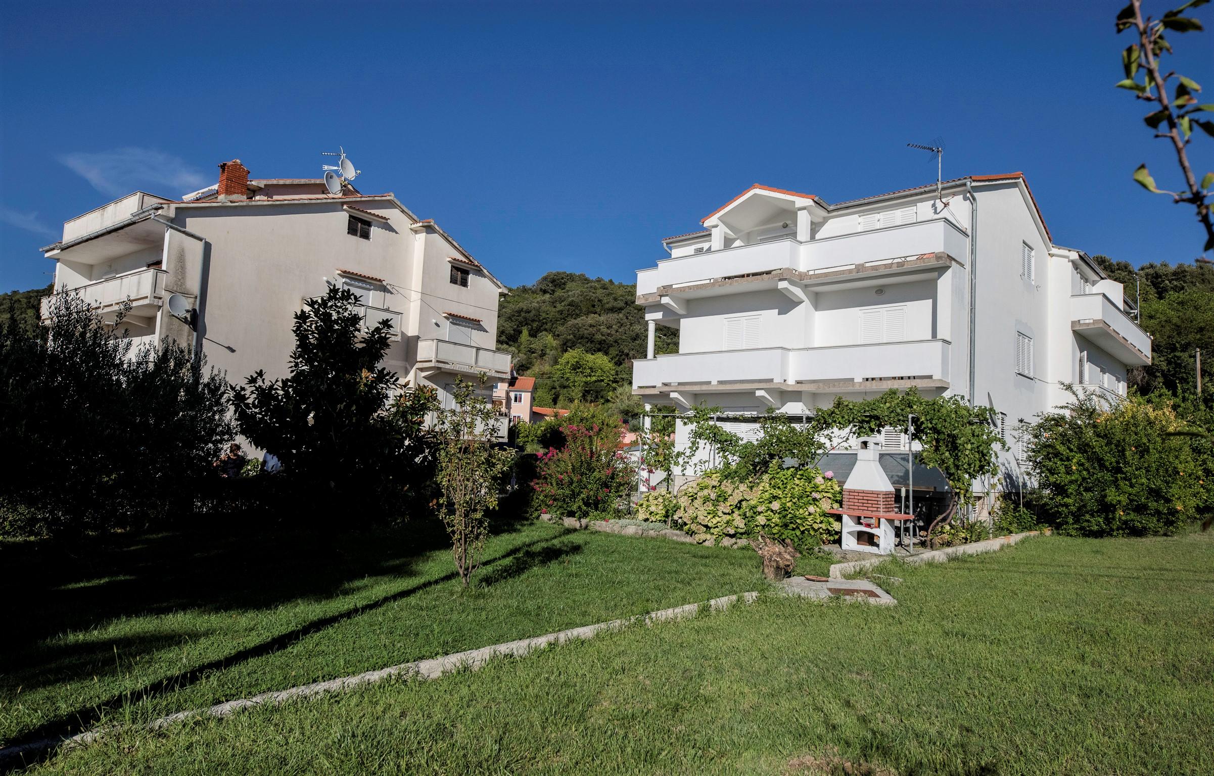 Fewo für 5 Personen mit Balkon und Meerblick auf der Insel Rab