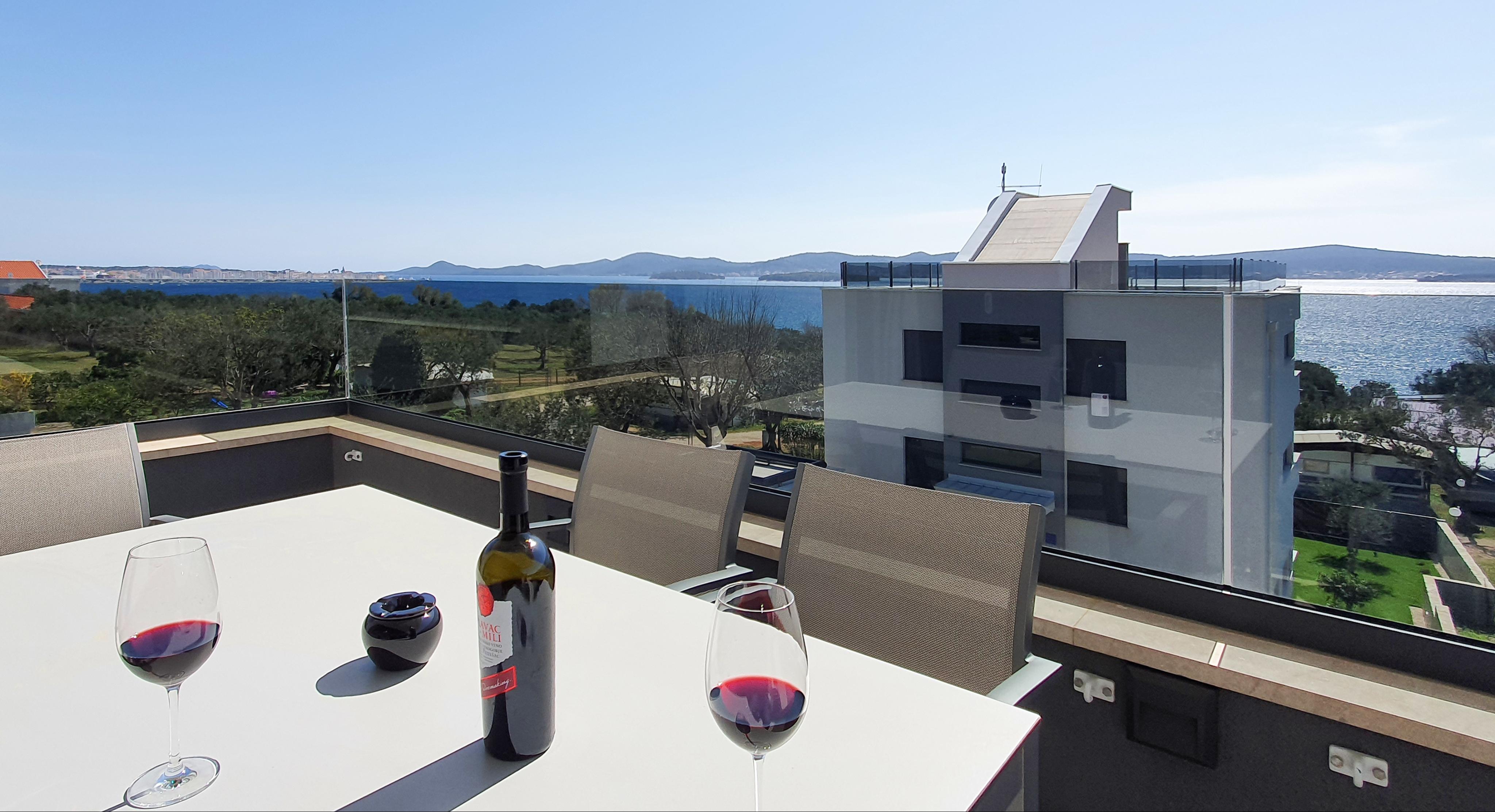 Meerblick  & Pool | FeWo mit Gemeinschaftspool & vielen Extras