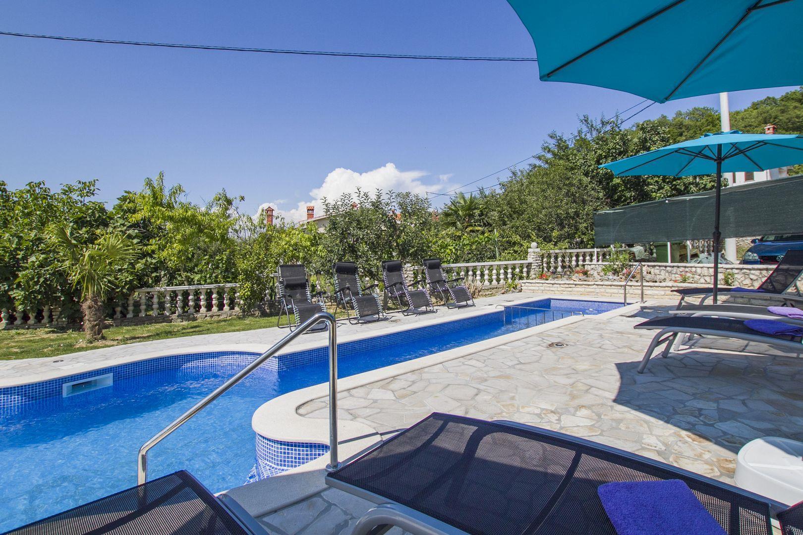 Einzigartige Villa mit privatem Pool und Garten bei Labin
