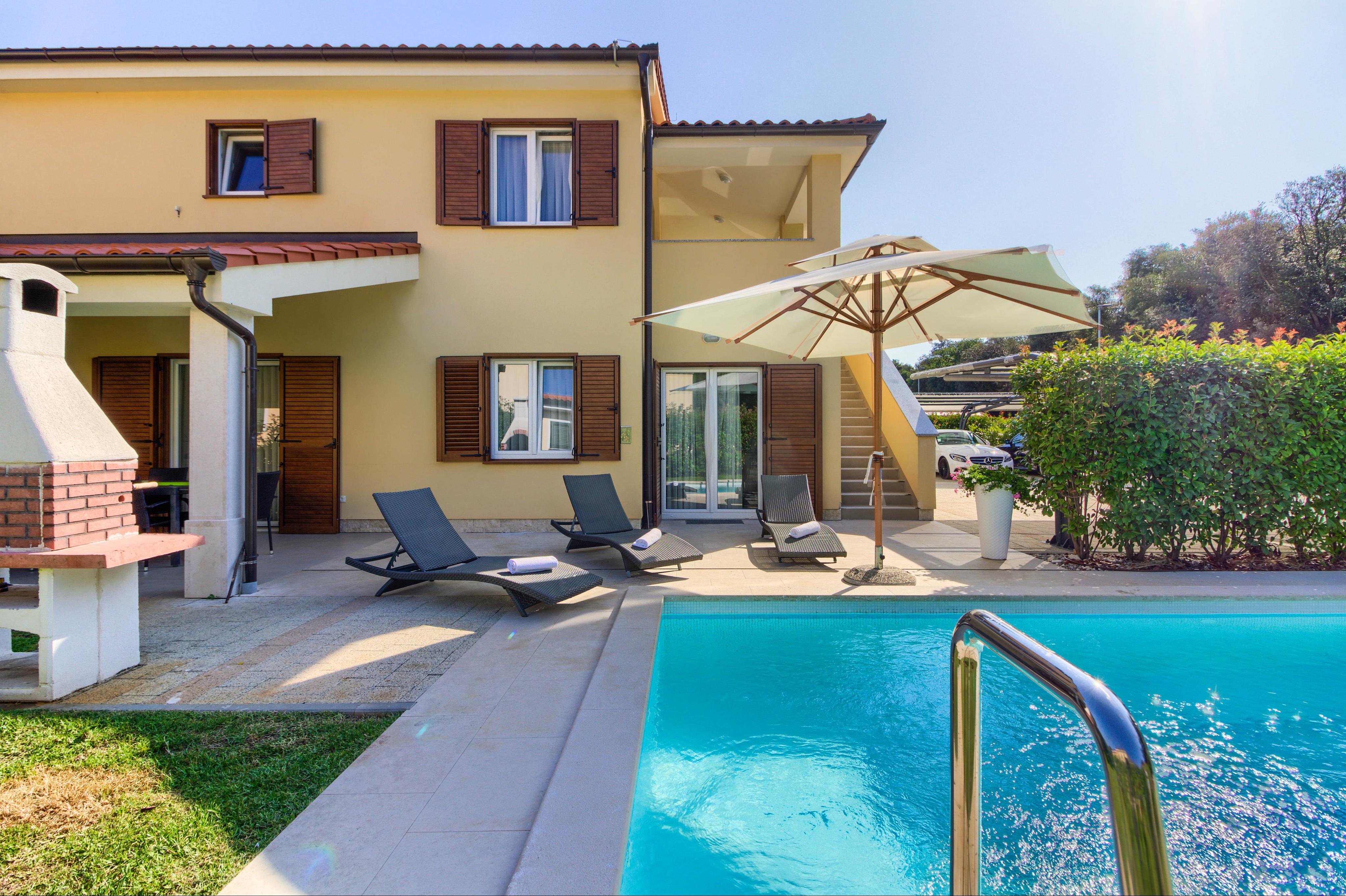 Villa mit privatem Pool in der Nähe von Pula