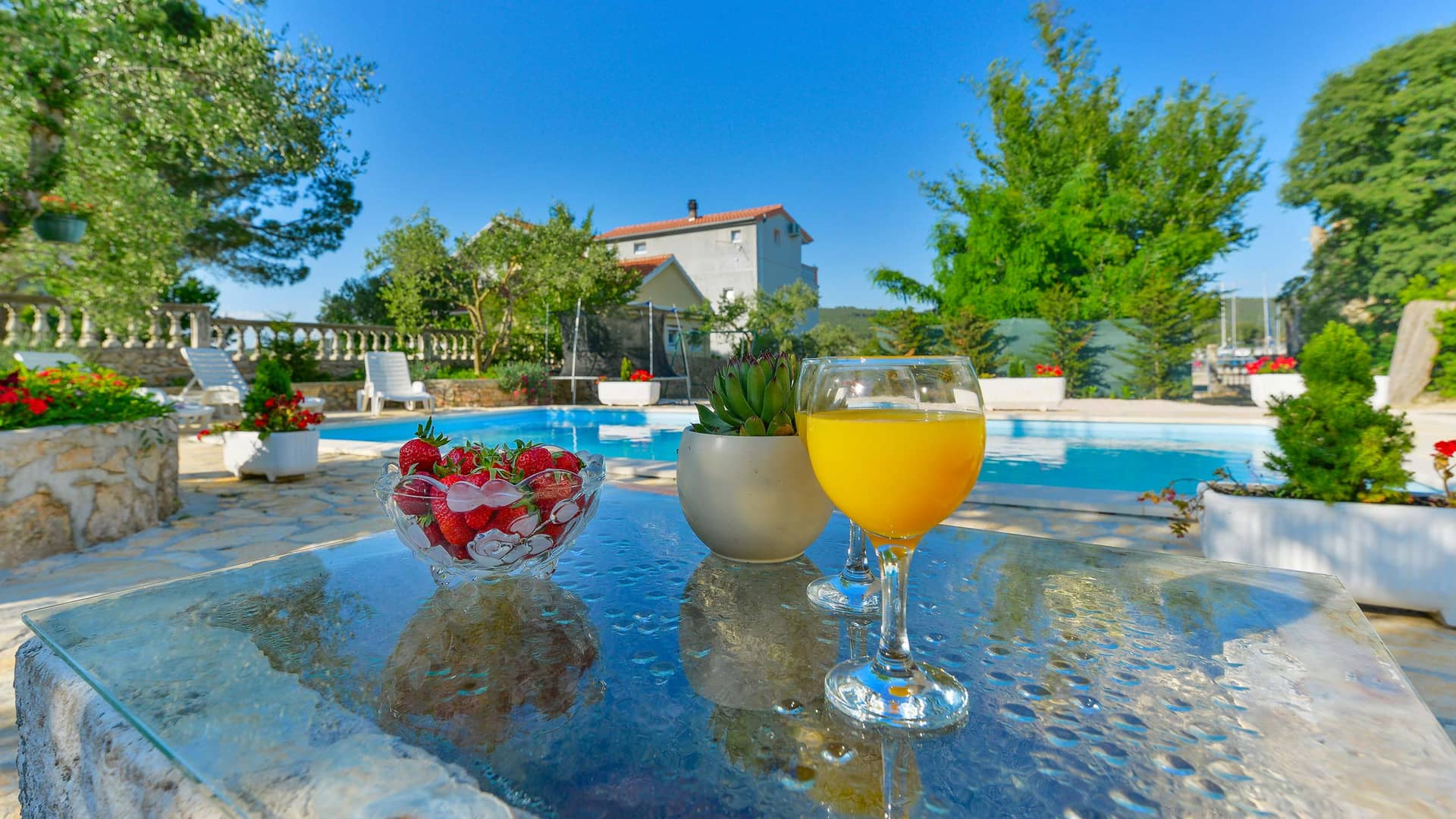 Villa mit privatem Pool, Sauna und Whirlpool