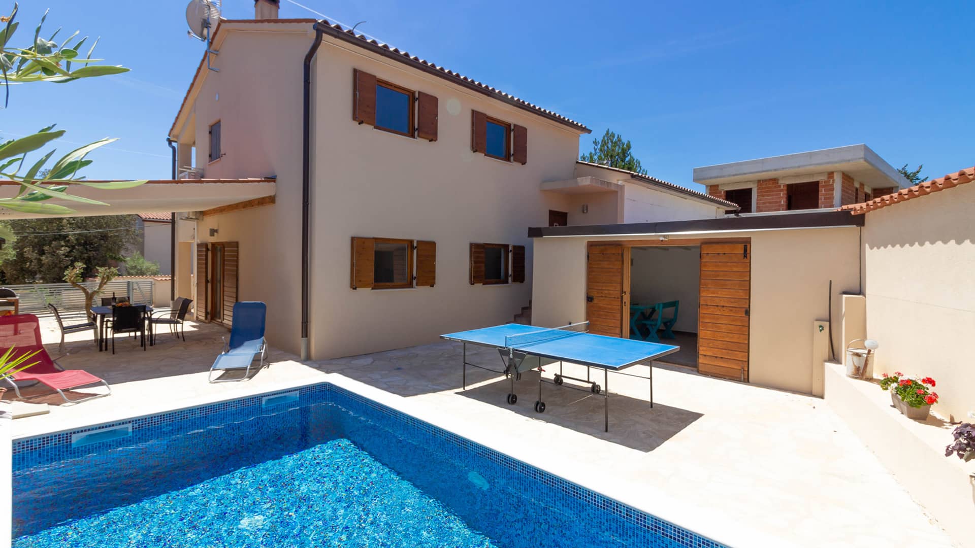 Villa mit Pool in der Nähe von Pula
