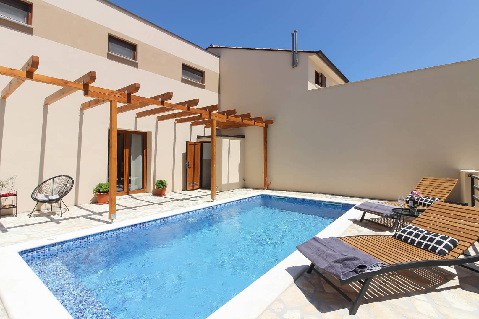 Ferienhaus mit Swimmingpool und Sauna