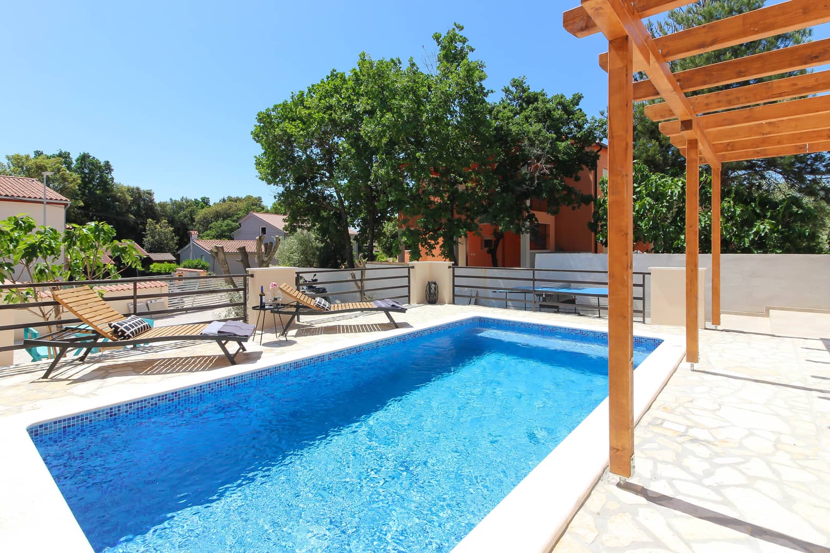 Ferienhaus mit Swimmingpool und Sauna