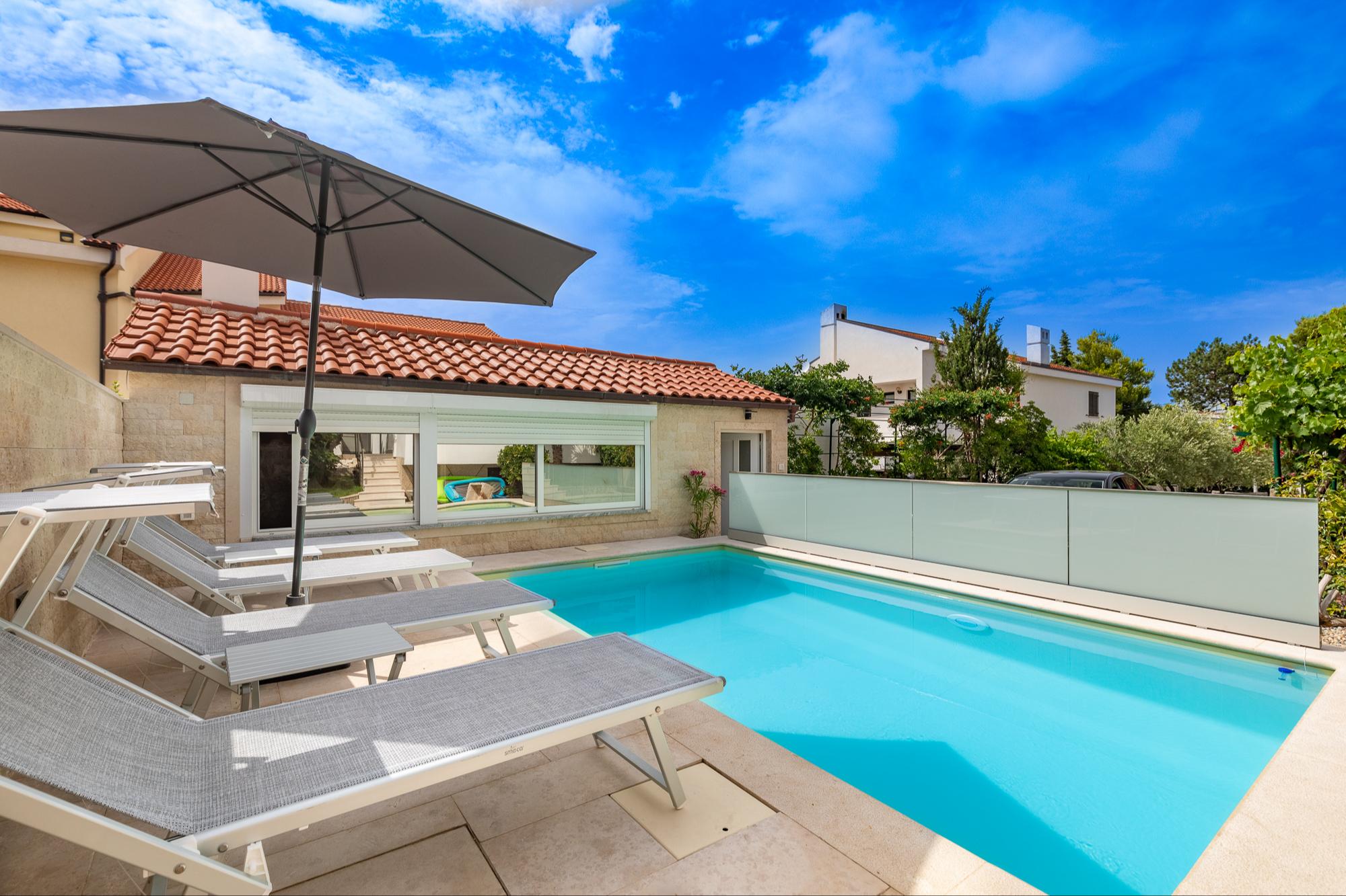 Appartment für 6 Personen mit Pool