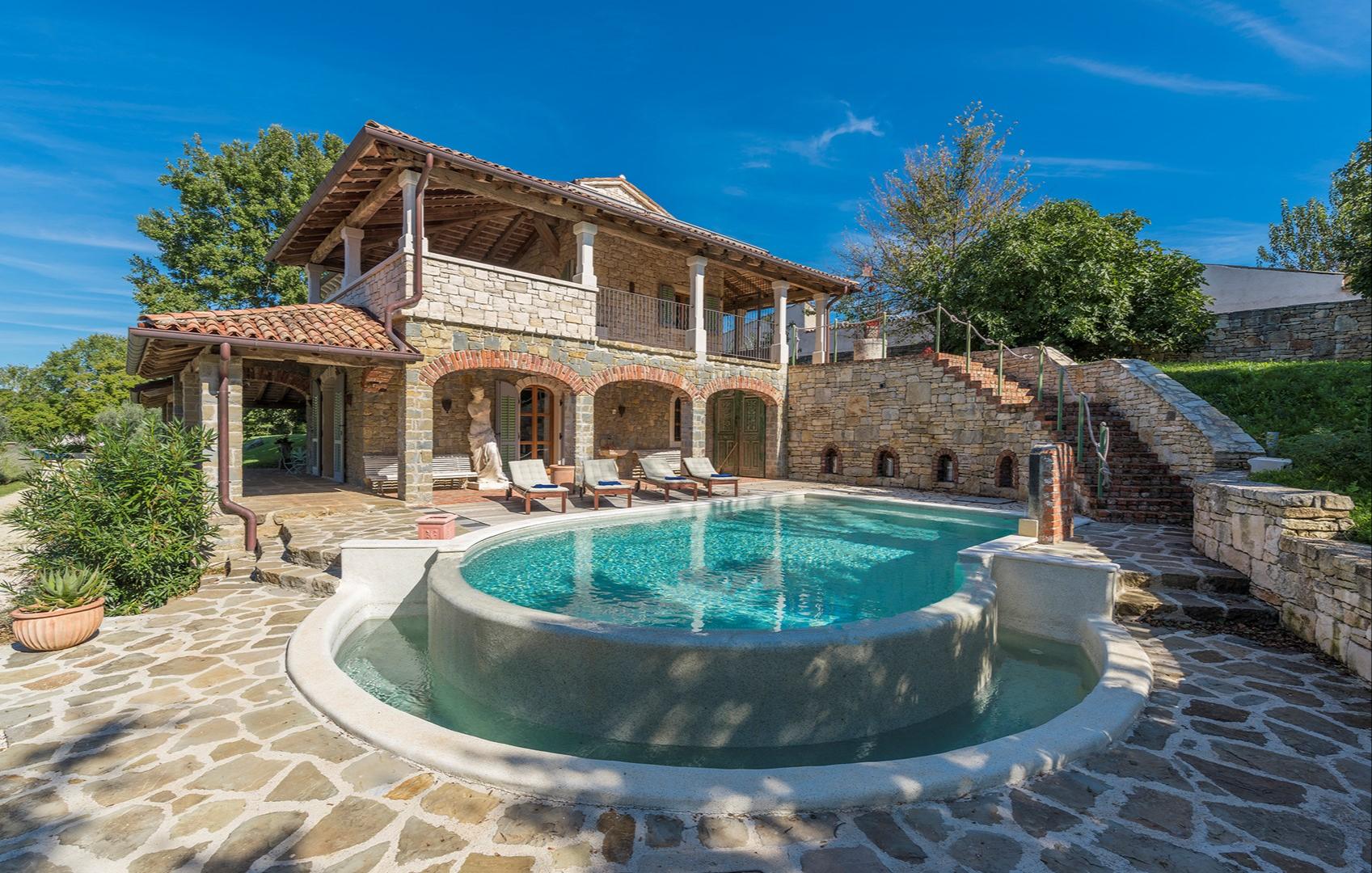 Villa mit privatem Pool in Istrien