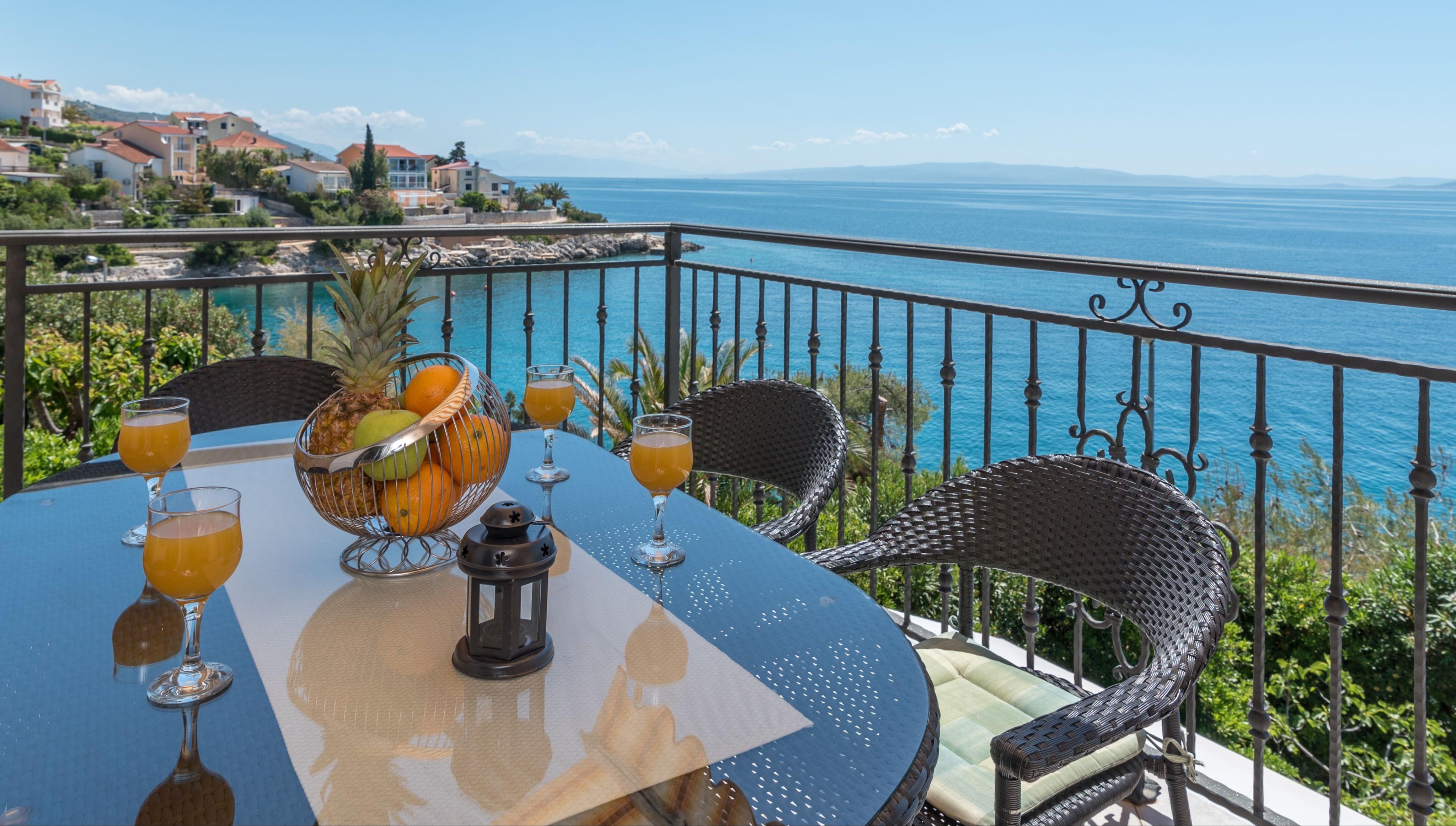 Ferienwohnung mit Balkon und Meerblick - Insel Ciovo