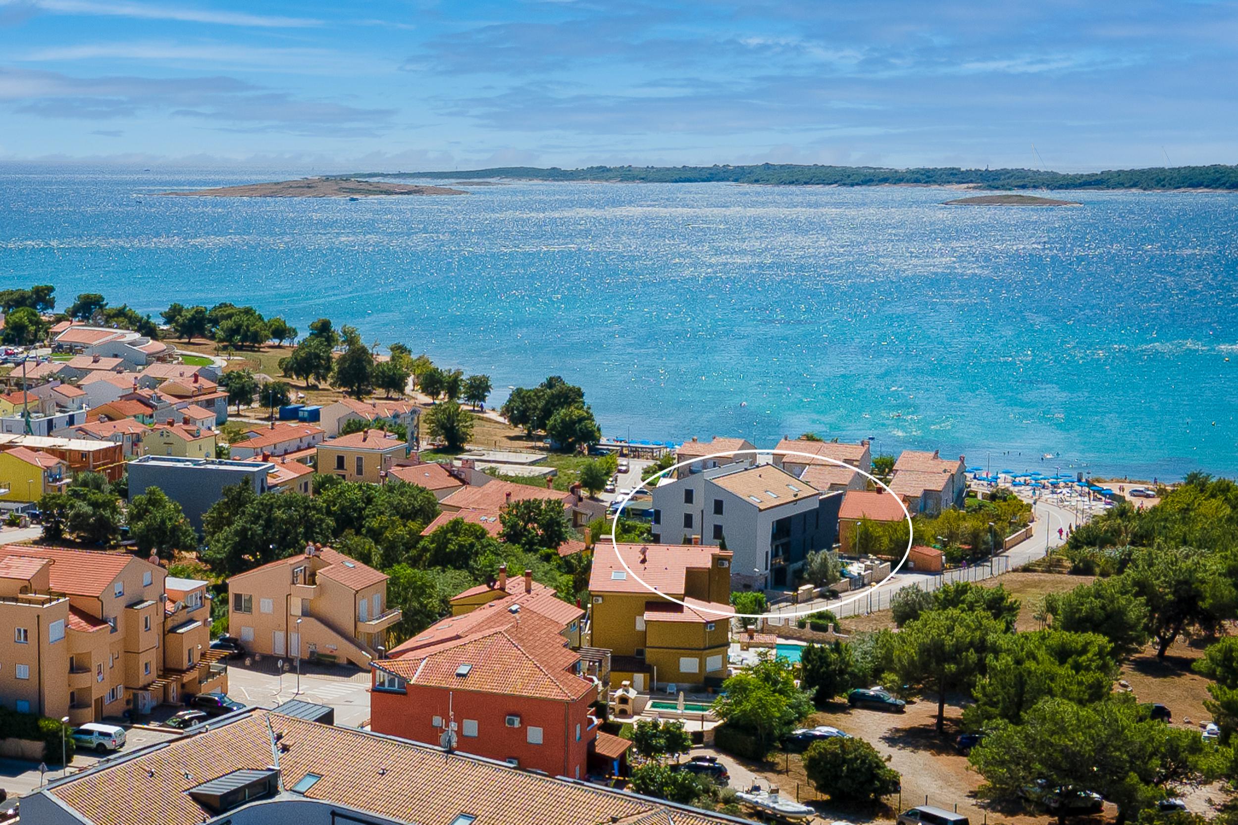 50 m zum Strand | Apartment mit WLAN, Sat-Tv, Klima