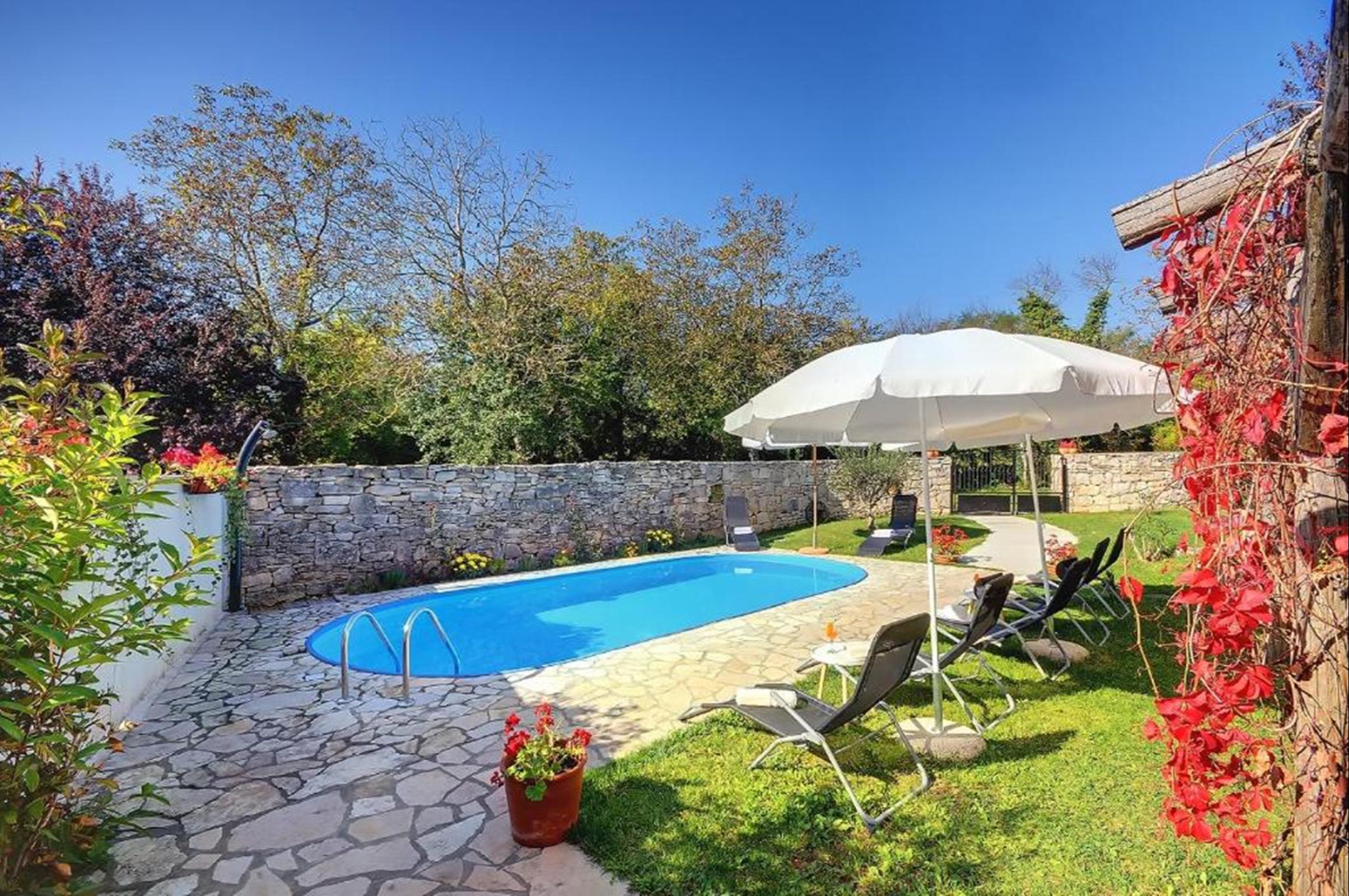 Istrisches Steinhaus mit privatem Pool