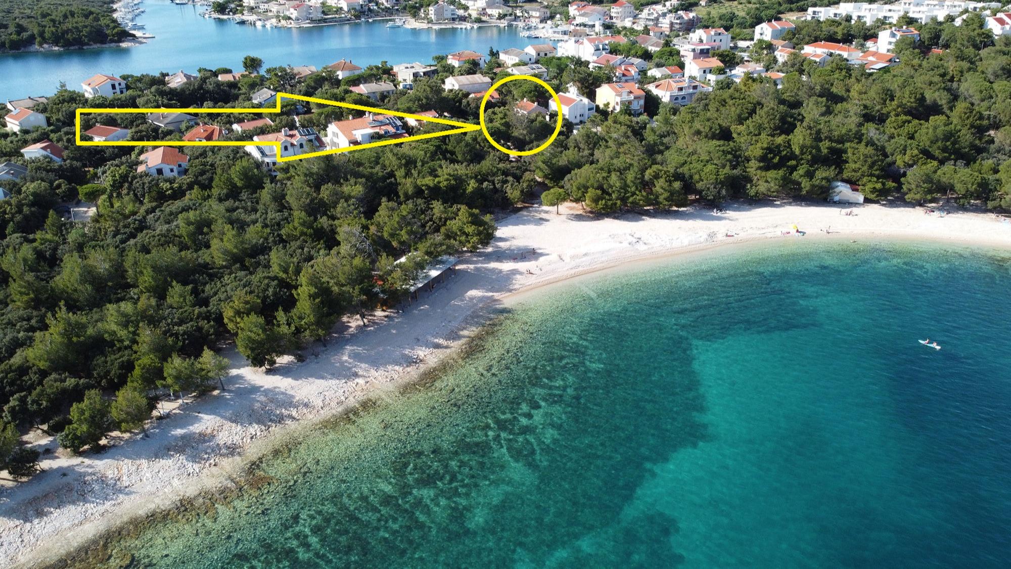 Strandnahes Ferienhaus im idyllischen Simuni
