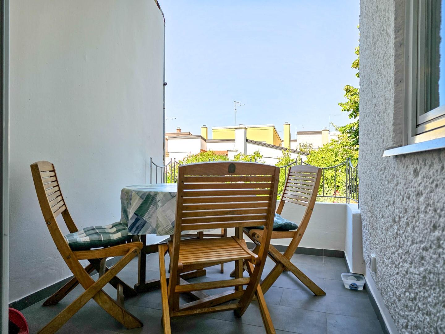 Apartment auf 2 Etagen, mit Balkon, für 2 Personen