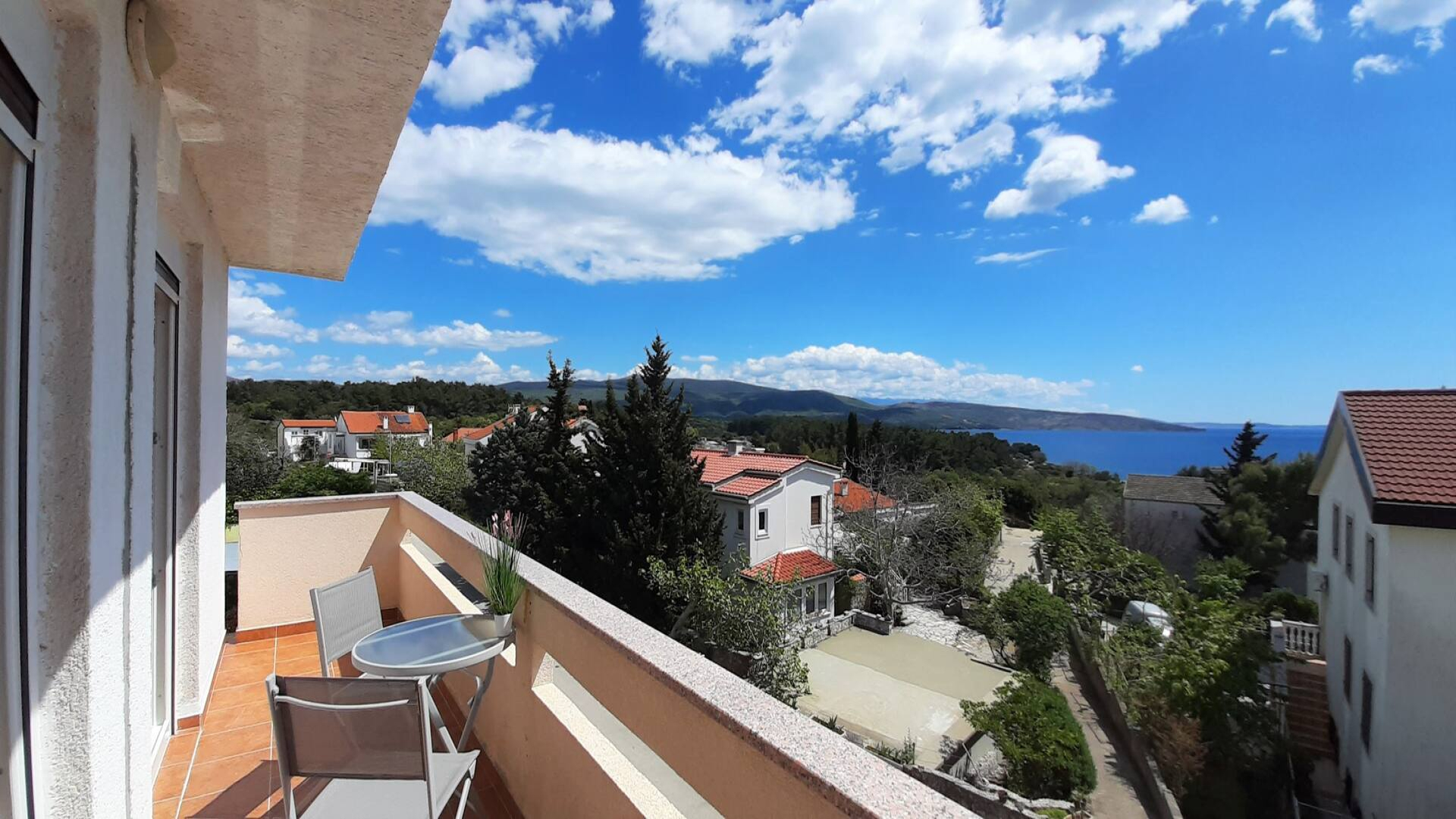 Apartment mit Meerblick, Strandnah, Klima, WiFi