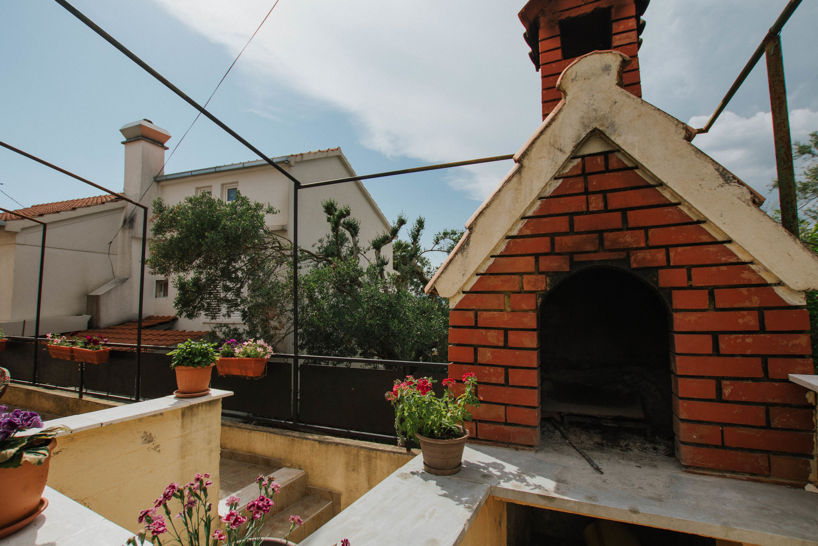 Ferienhaus mit Balkon & Meerblick