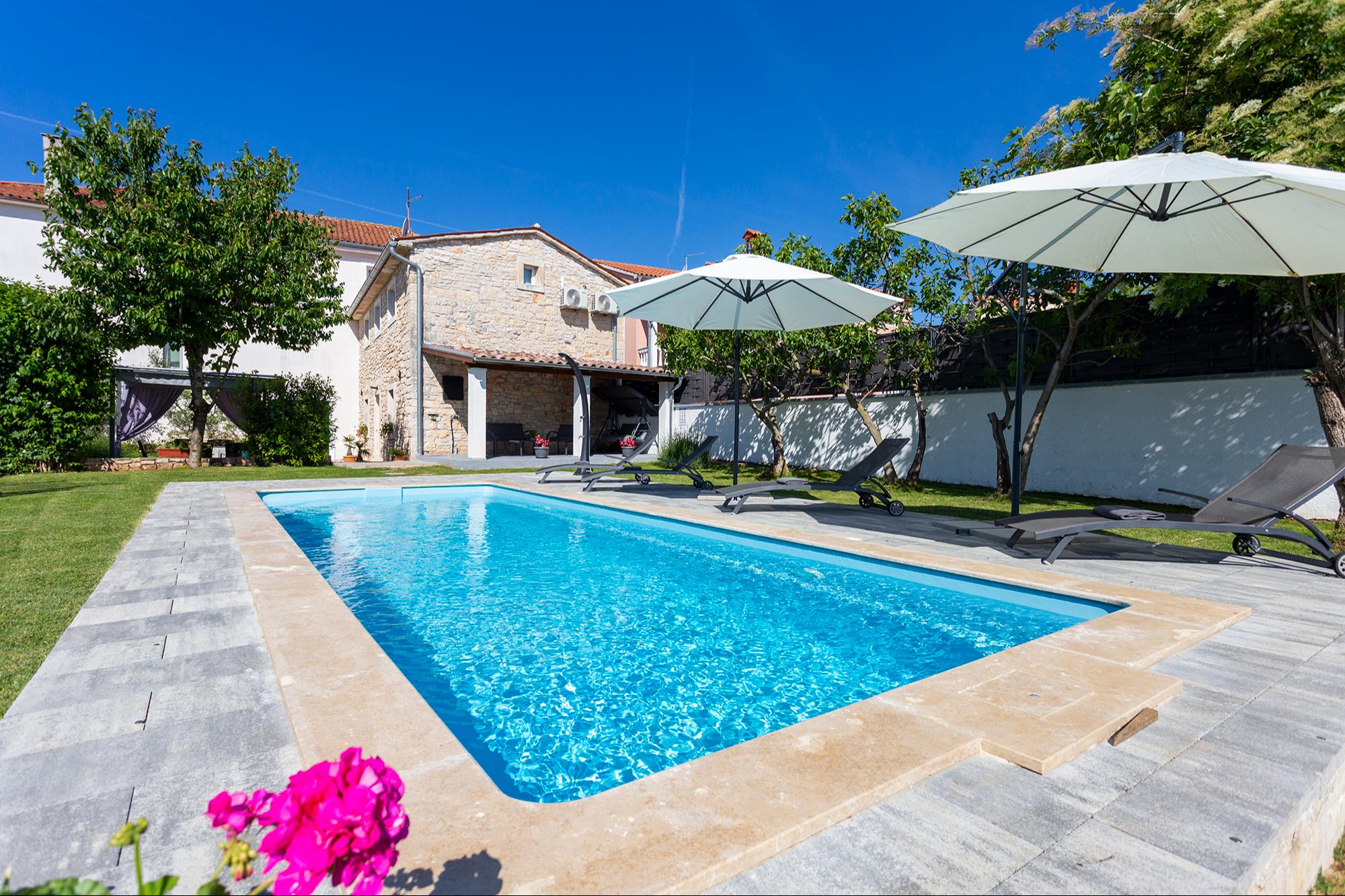 Gemütliches Ferienhaus mit Swimmingpool in Istrien