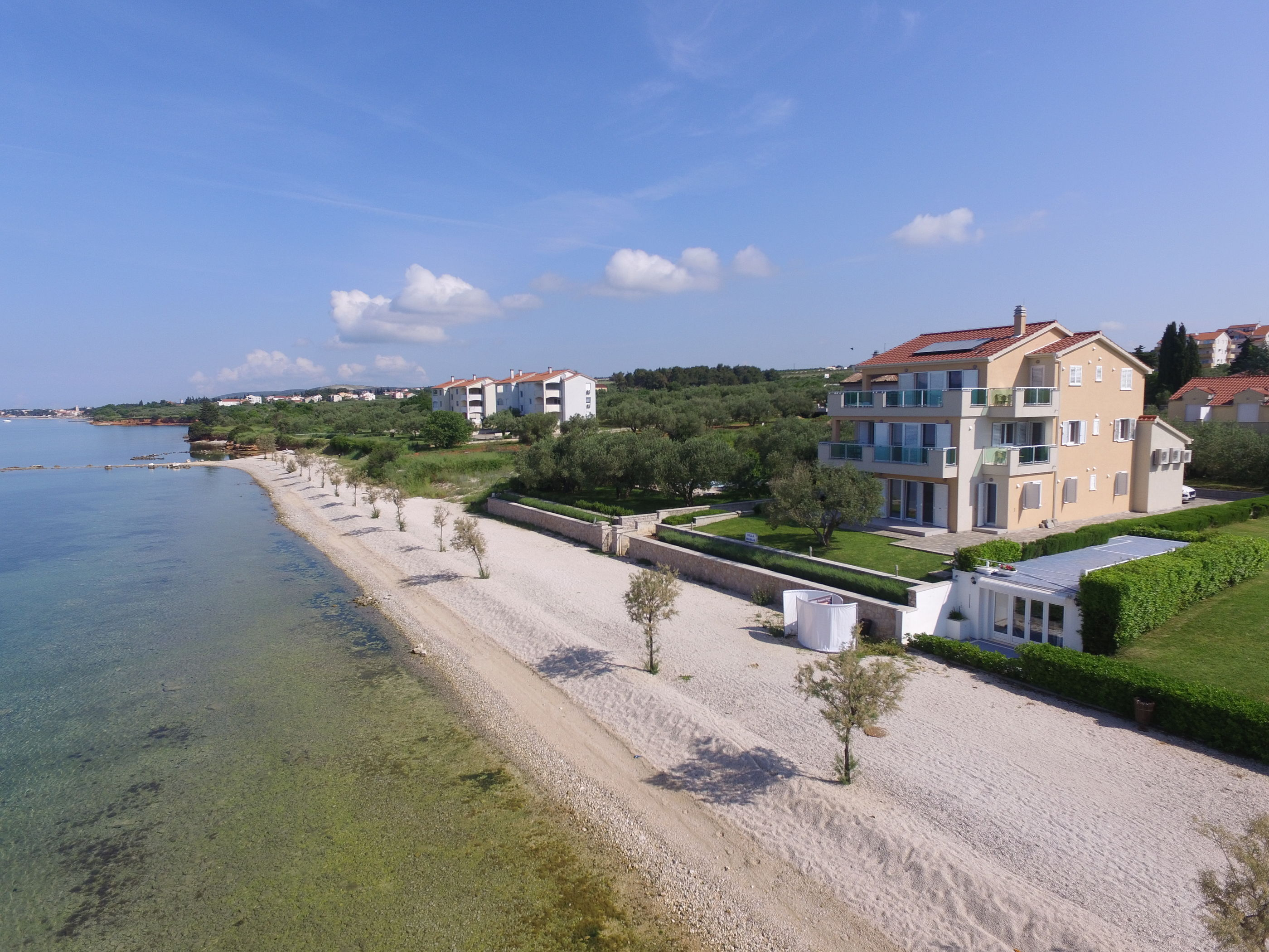 Ferienwohnung direkt am Strand in Biograd