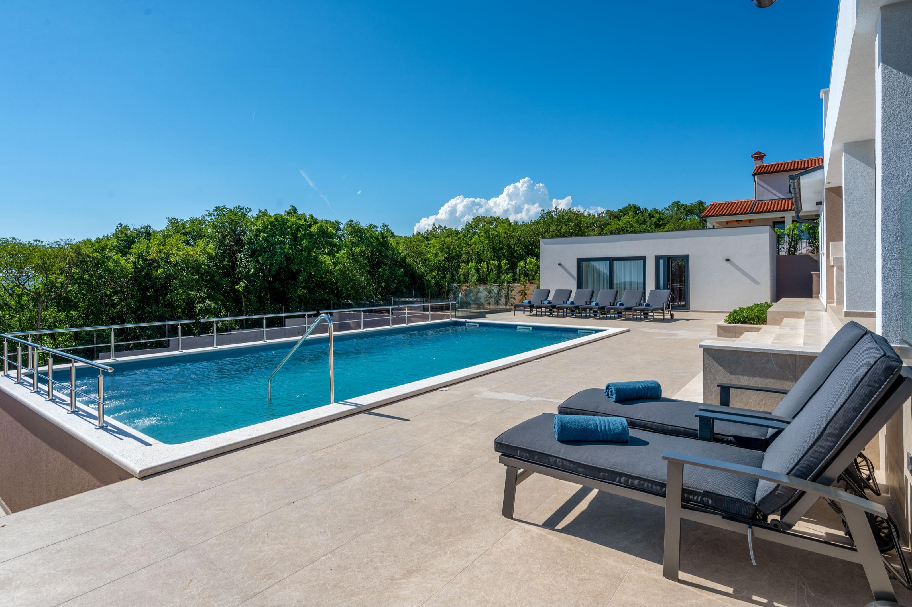 Luxusvilla mit Pool in Labin