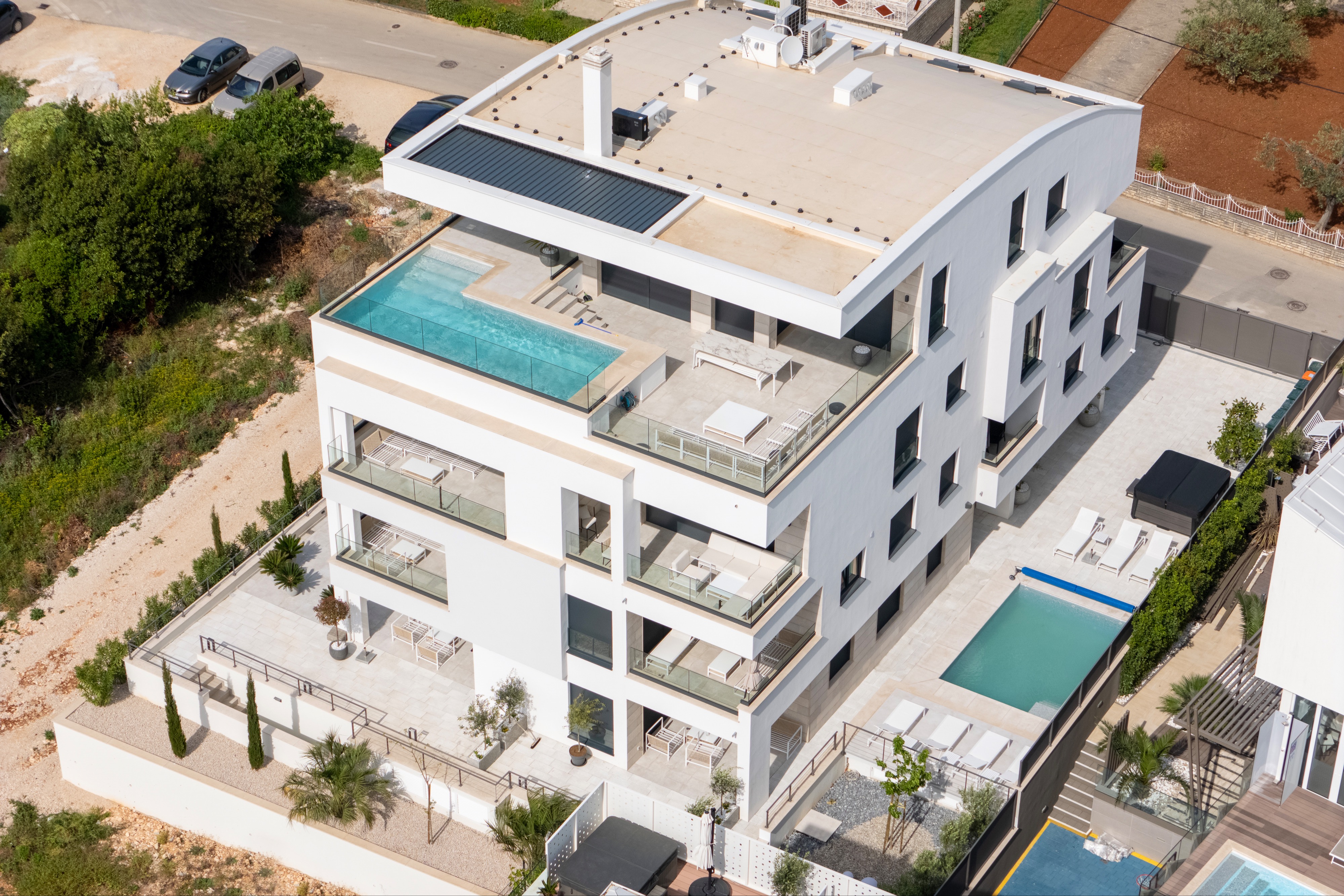 Moderne Ferienwohnung mit  Gemeinschaftspool in Zadar