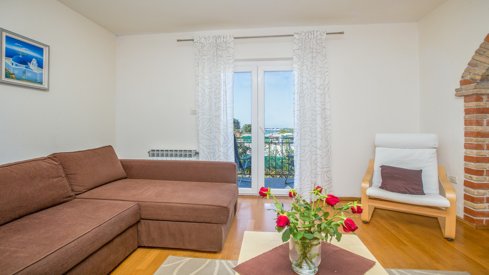 Ferienwohnung mit Meerblick in Funtana