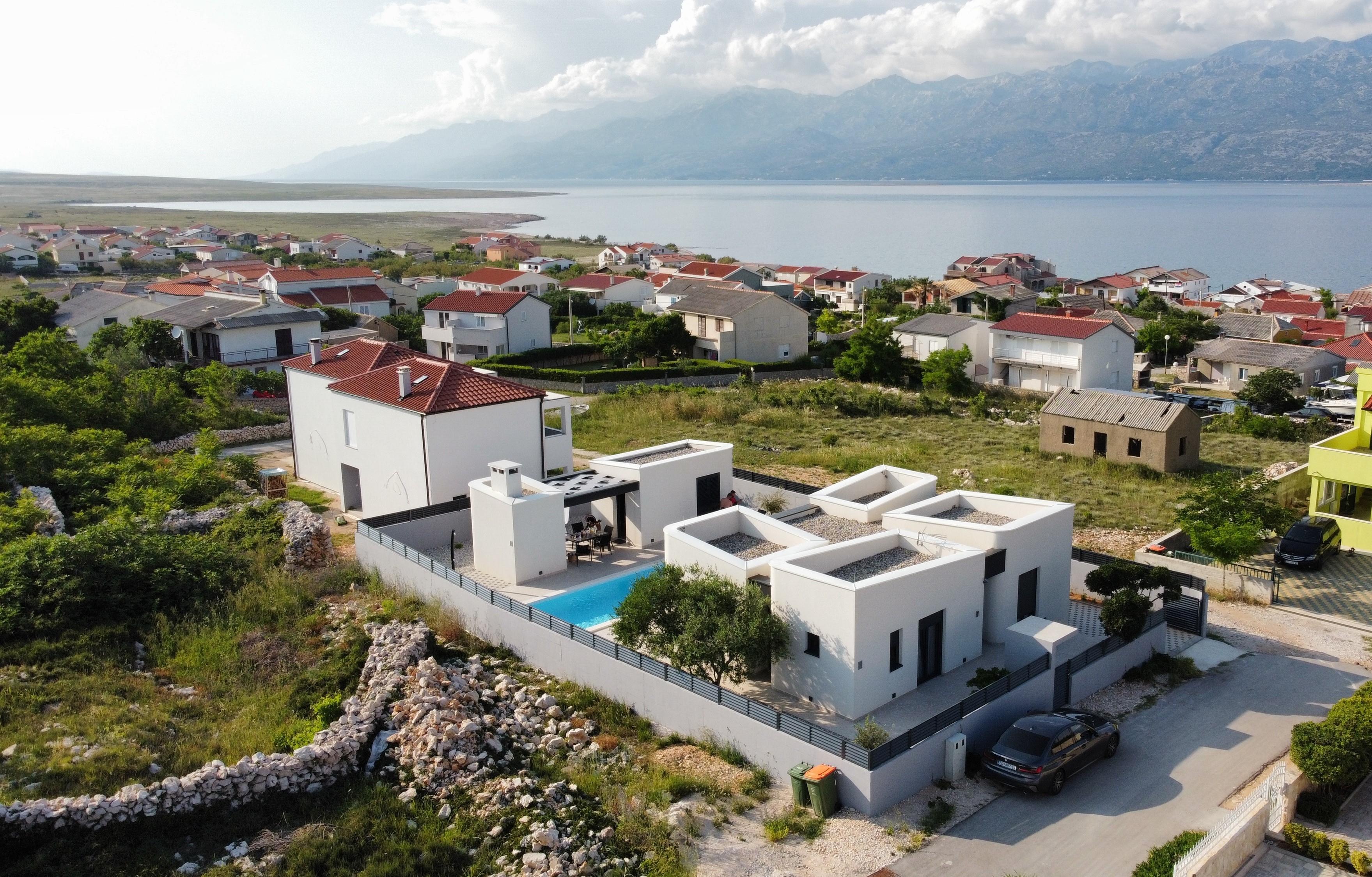 Designer Villa mit magischem Blick auf das Velebit Gebirge
