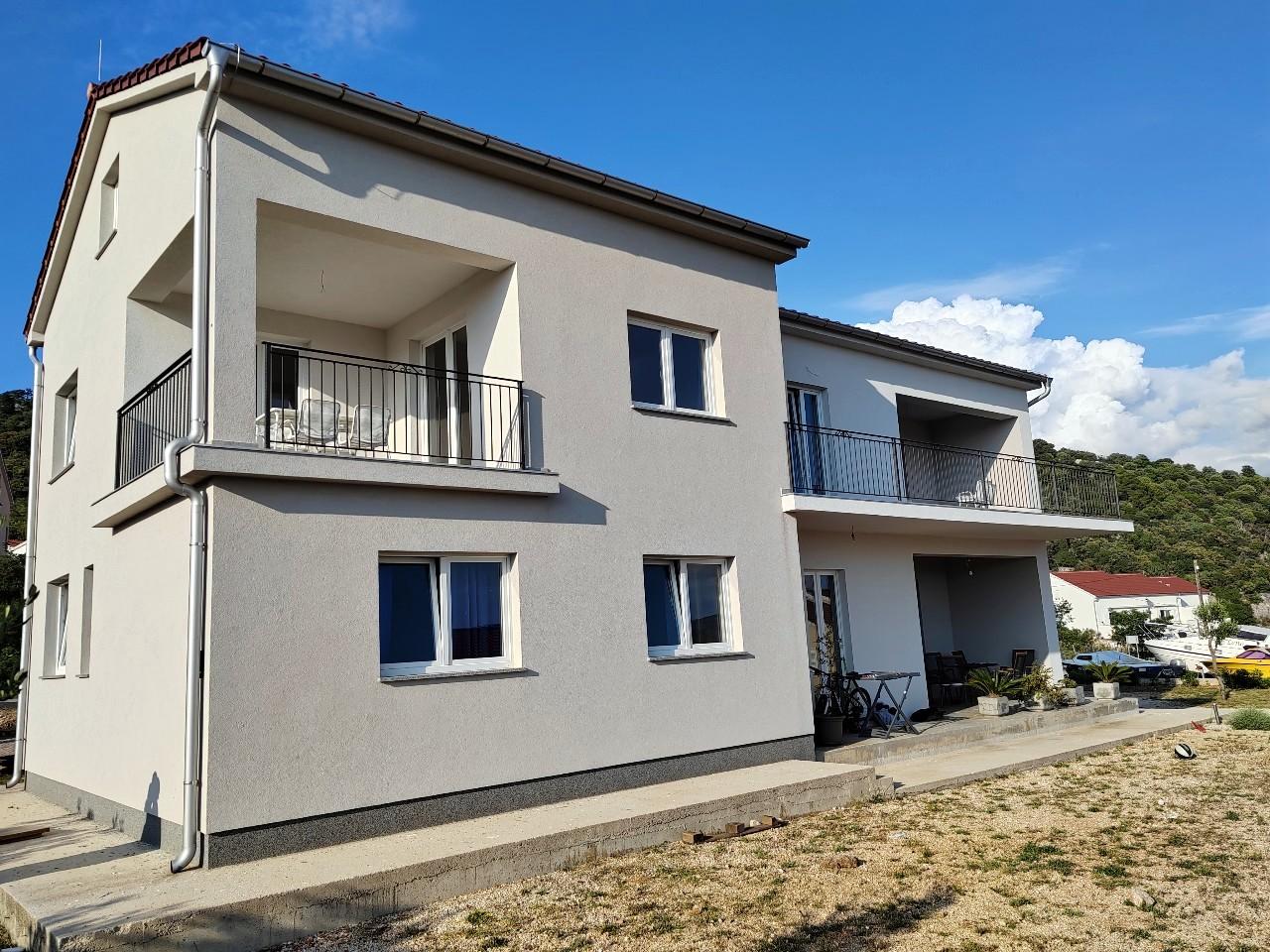 Apartment für 2-4 Personen in Barbat mit herrlichen Blick aufs Meer