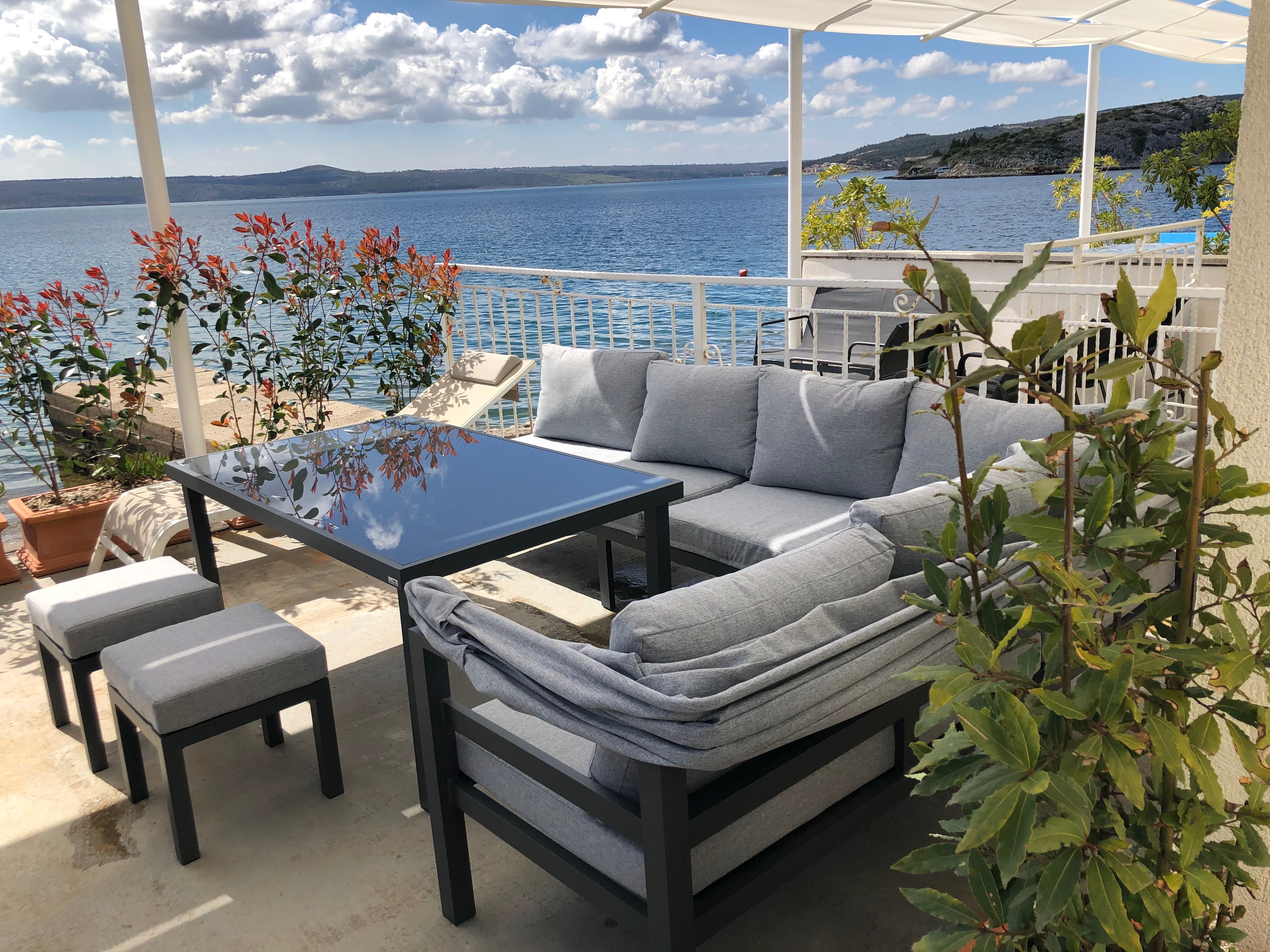 Fewo direkt am Strand mit Balkon & Terrasse