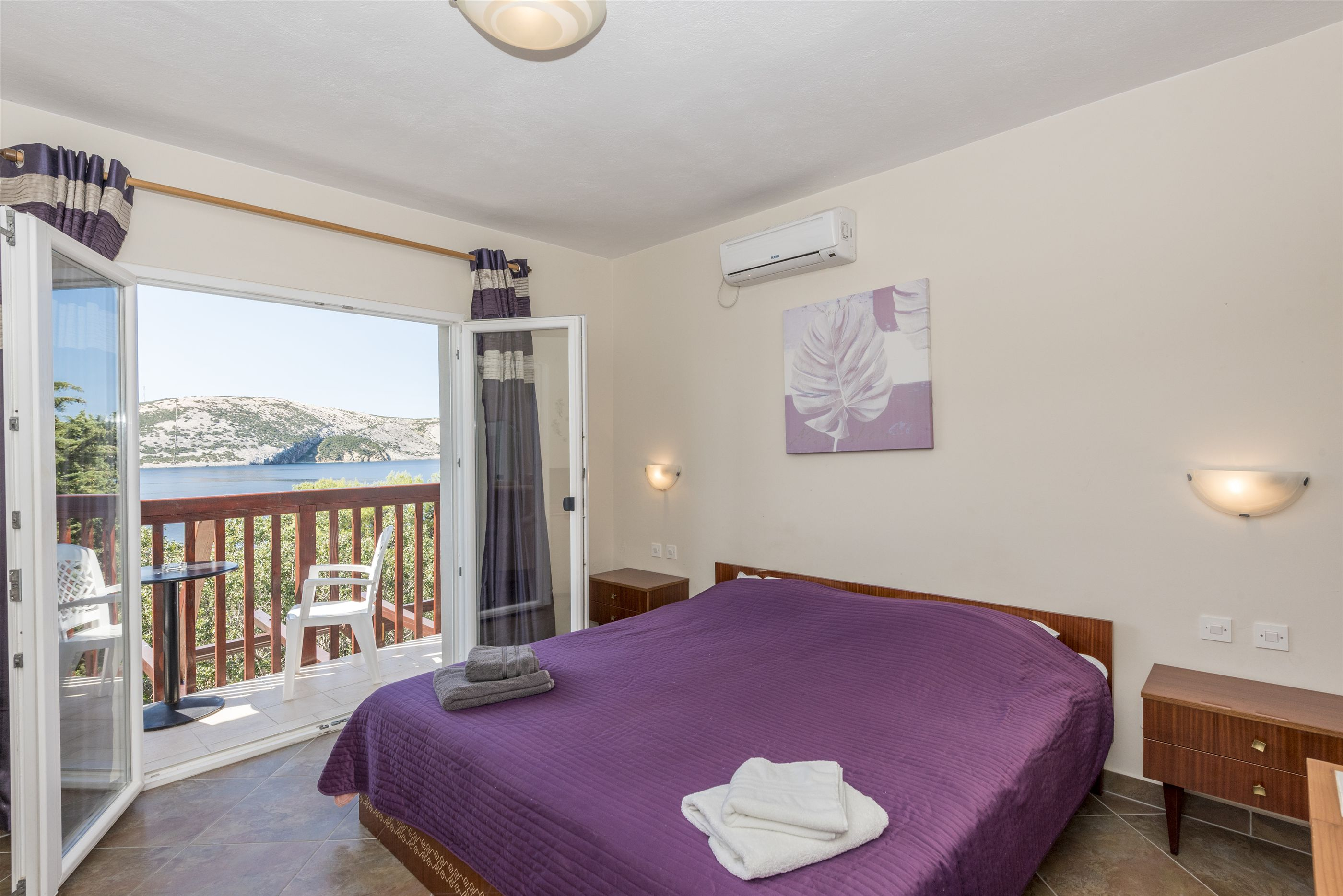 Zimmer in Stara Novalja mit Klima, Meerblick, Internet