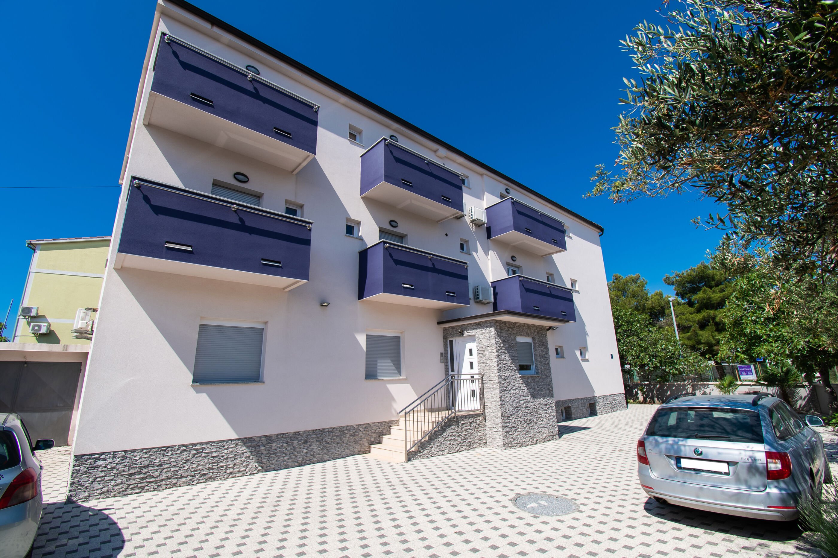 Ferienwohnung in Vodice mit Klima, Meerblick, Internet