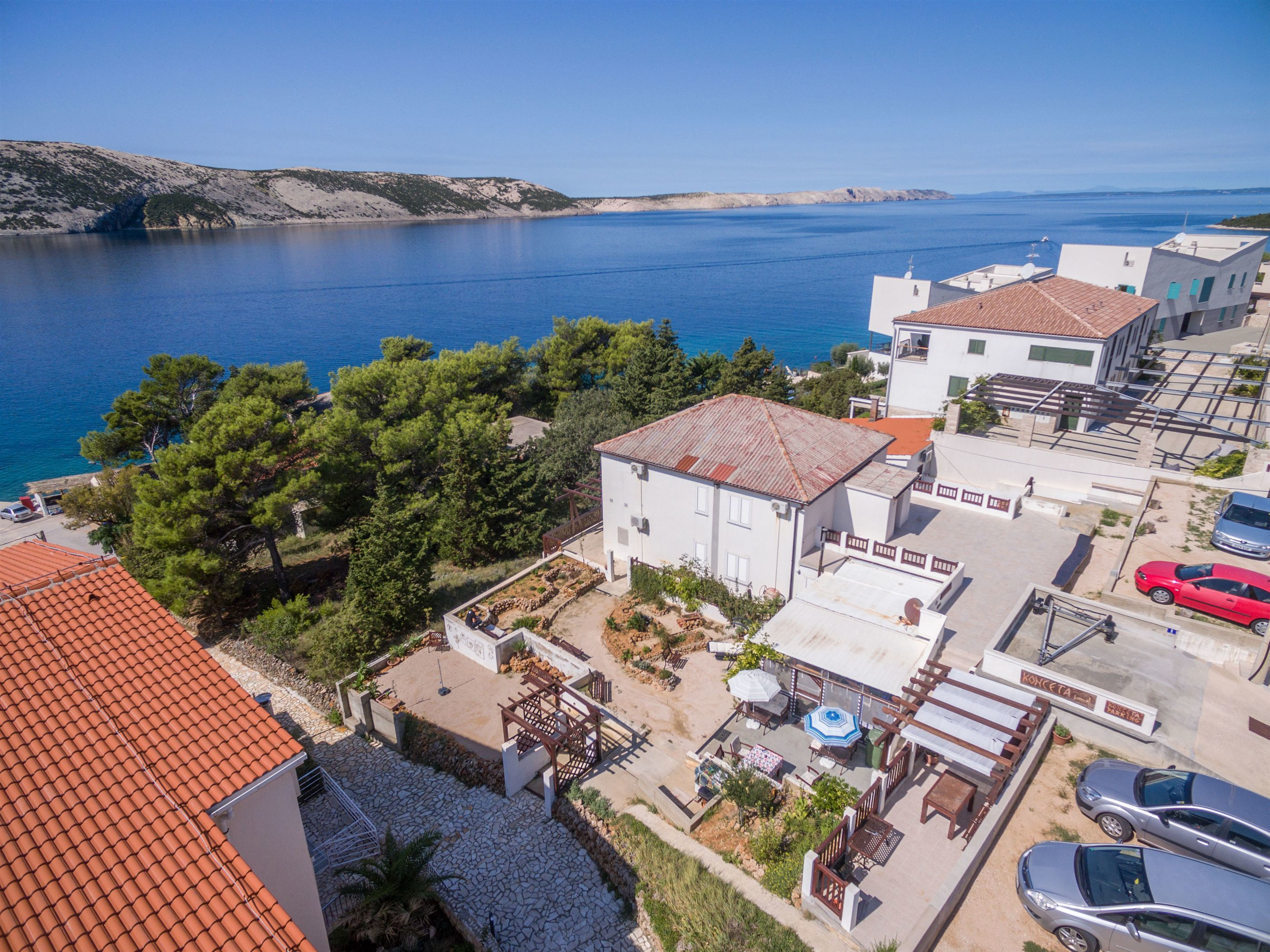 Haus in Stara Novalja mit Klima, Meerblick, Internet