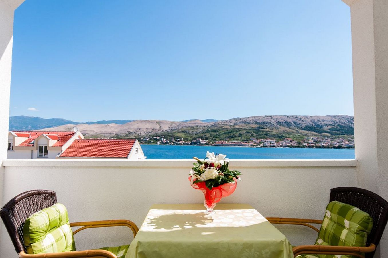 Studio in Pag mit Klima, Meerblick, Internet