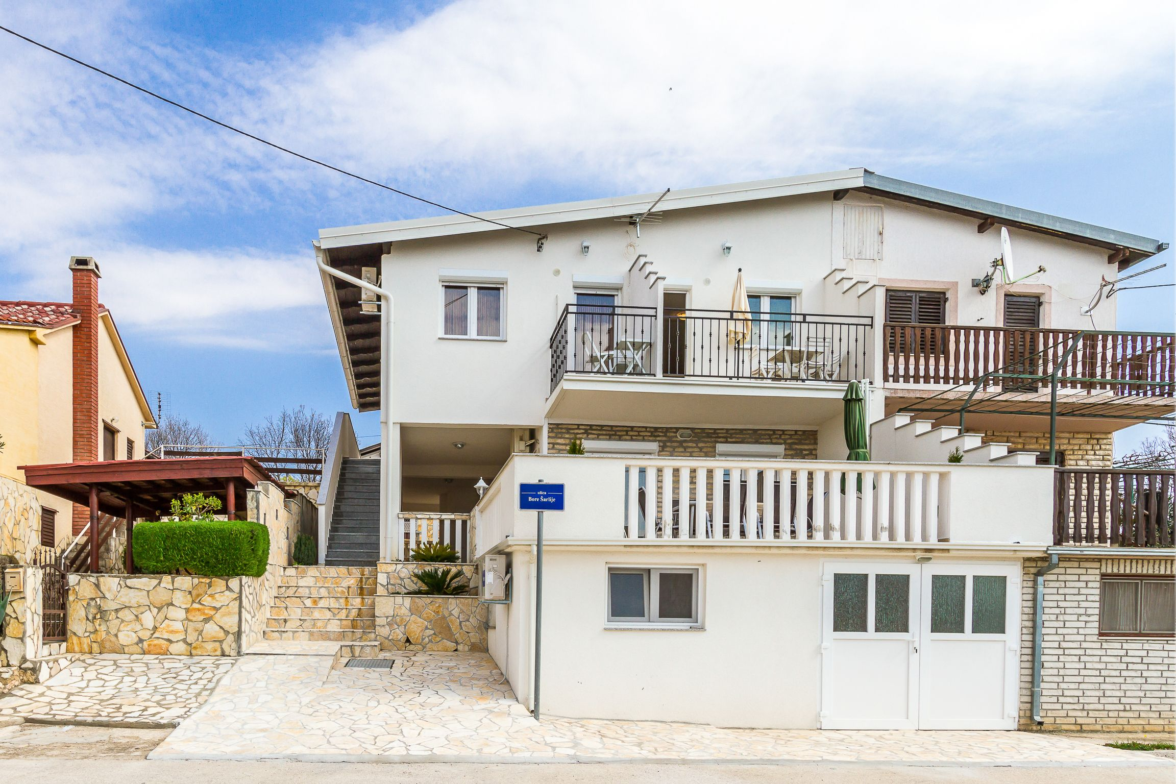 Studio in Maslenica mit Klima, Sat-TV, Meerblick