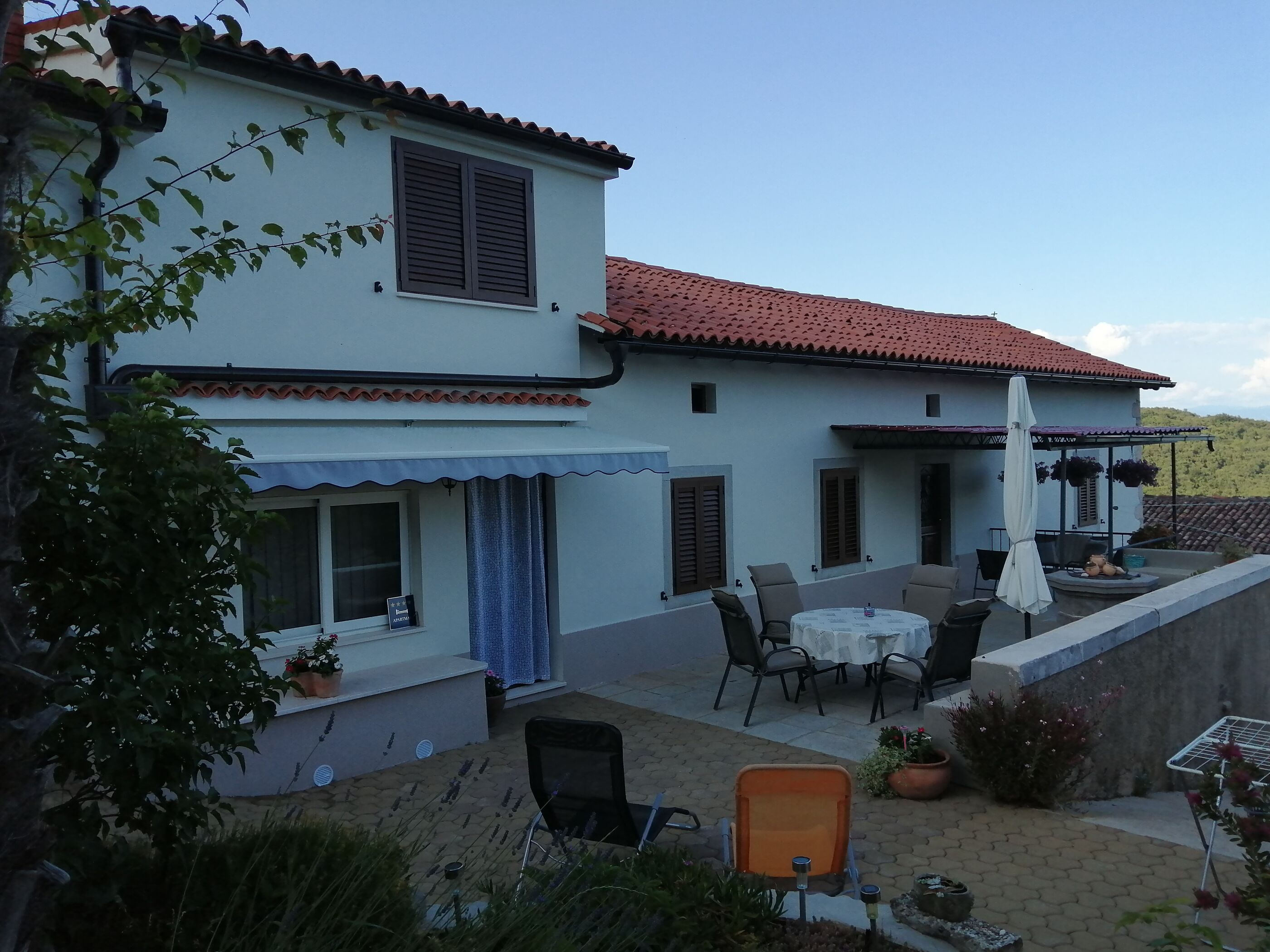 Ferienwohnung in Brseč mit Klima, Meerblick, Internet