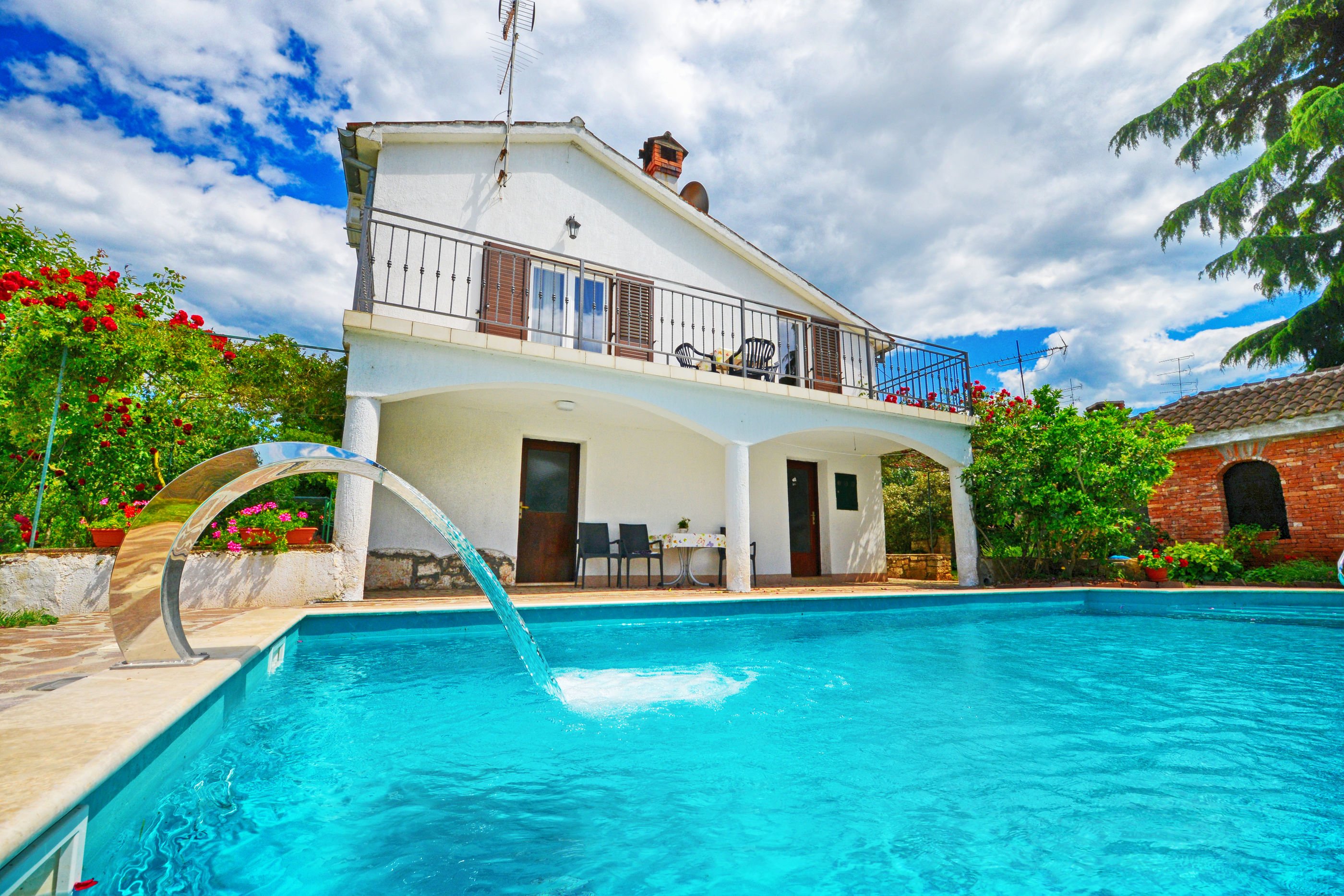 Haus in Porec mit Klima, Sat-TV, Meerblick
