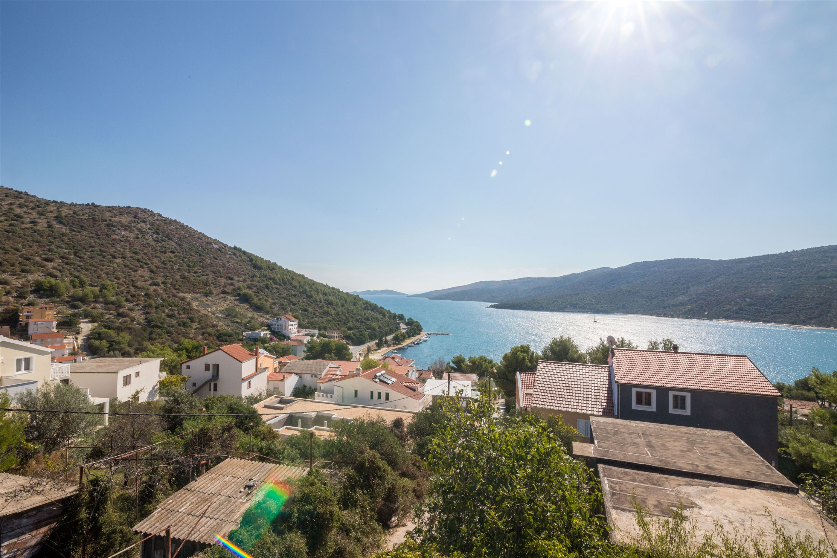Ferienwohnung in Marina mit Klima, Sat-TV, Meerblick