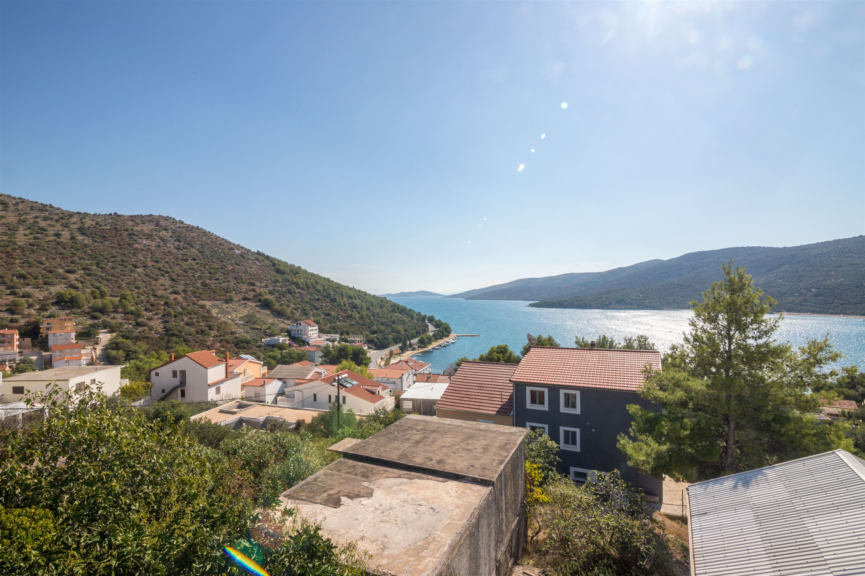Ferienwohnung in Marina mit Klima, Sat-TV, Meerblick