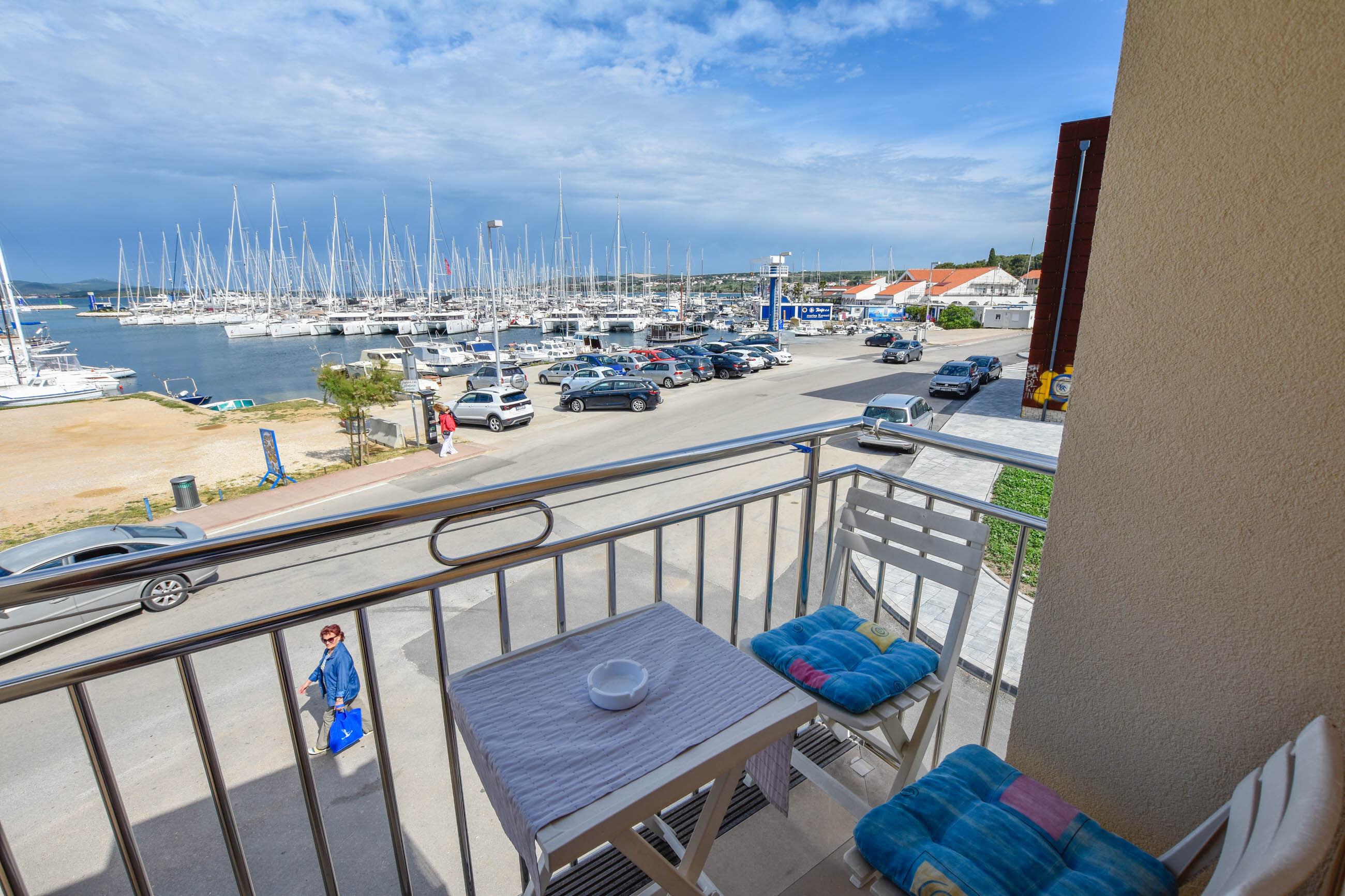 Studio in Biograd mit Klima, Sat-TV, Meerblick