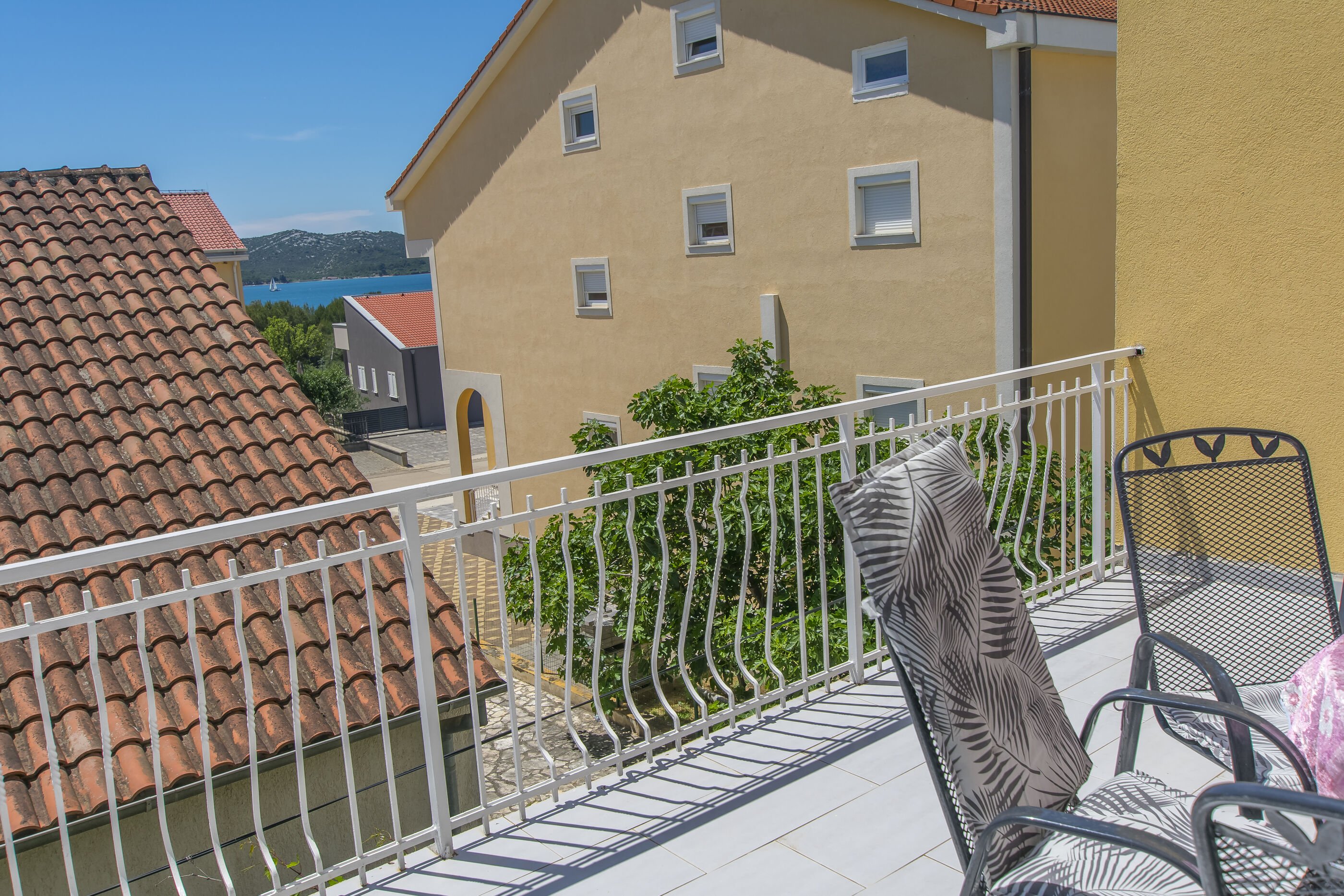 Ferienwohnung in Biograd mit Klima, Meerblick, Internet