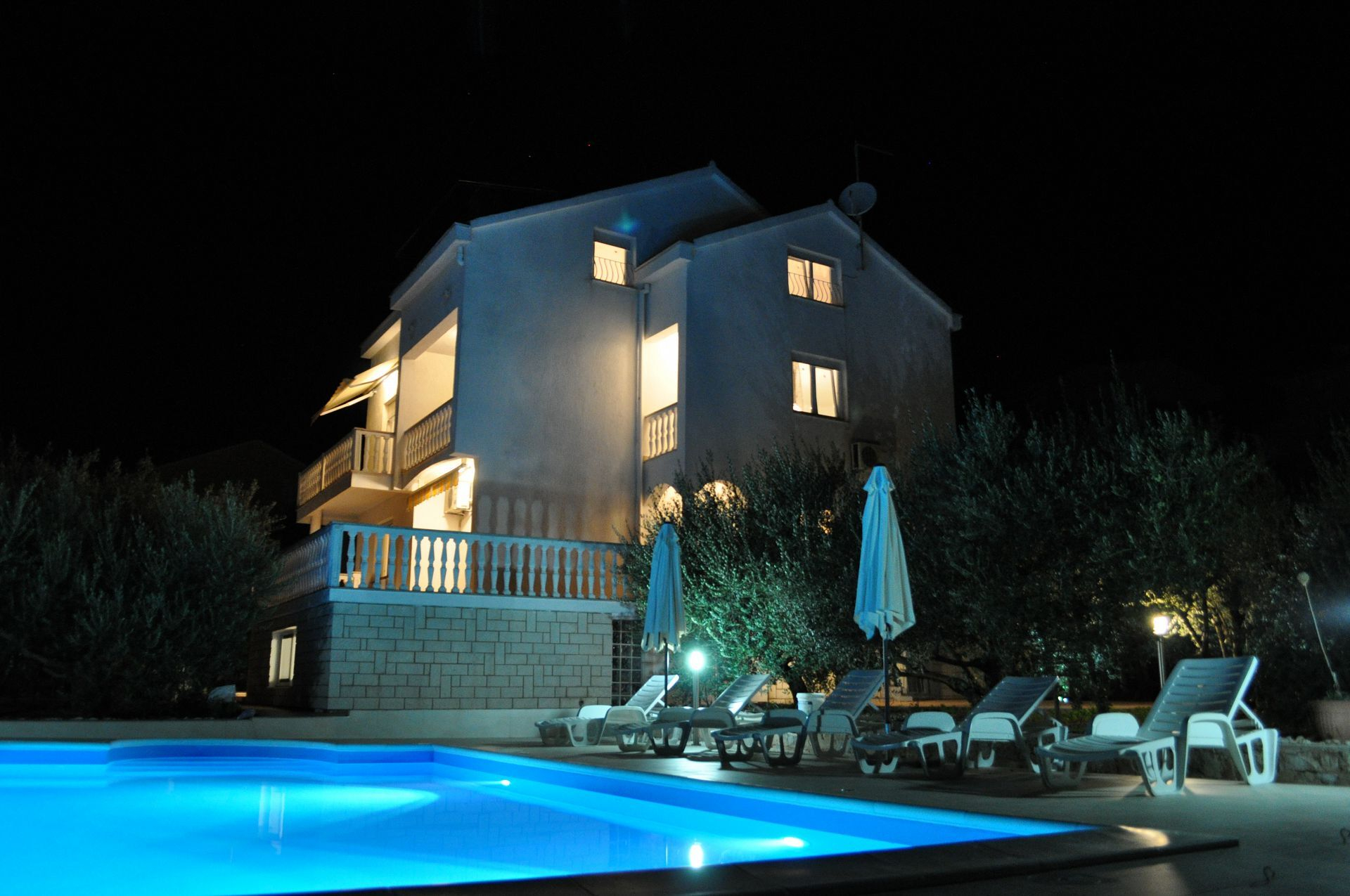 Ferienwohnung in Biograd mit Klima, Sat-TV, Meerblick