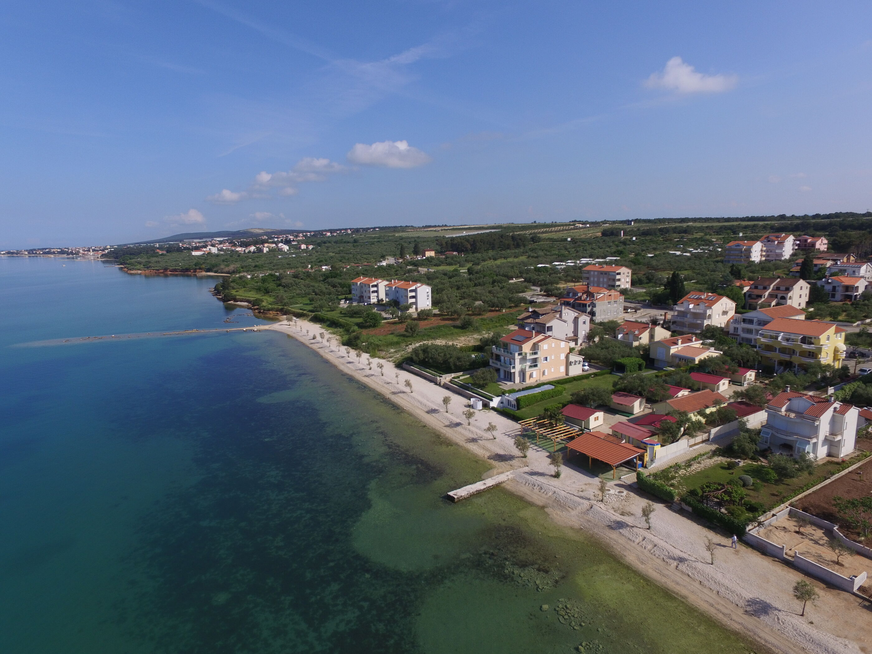 Ferienwohnung in Biograd mit Klima, Sat-TV, Meerblick