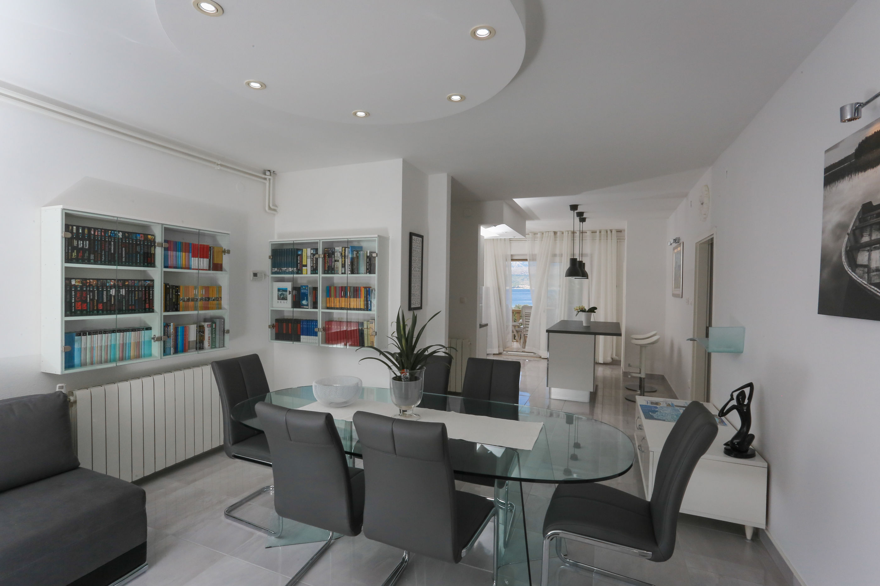 Ferienwohnung in Supetar mit Klima, Meerblick, Internet