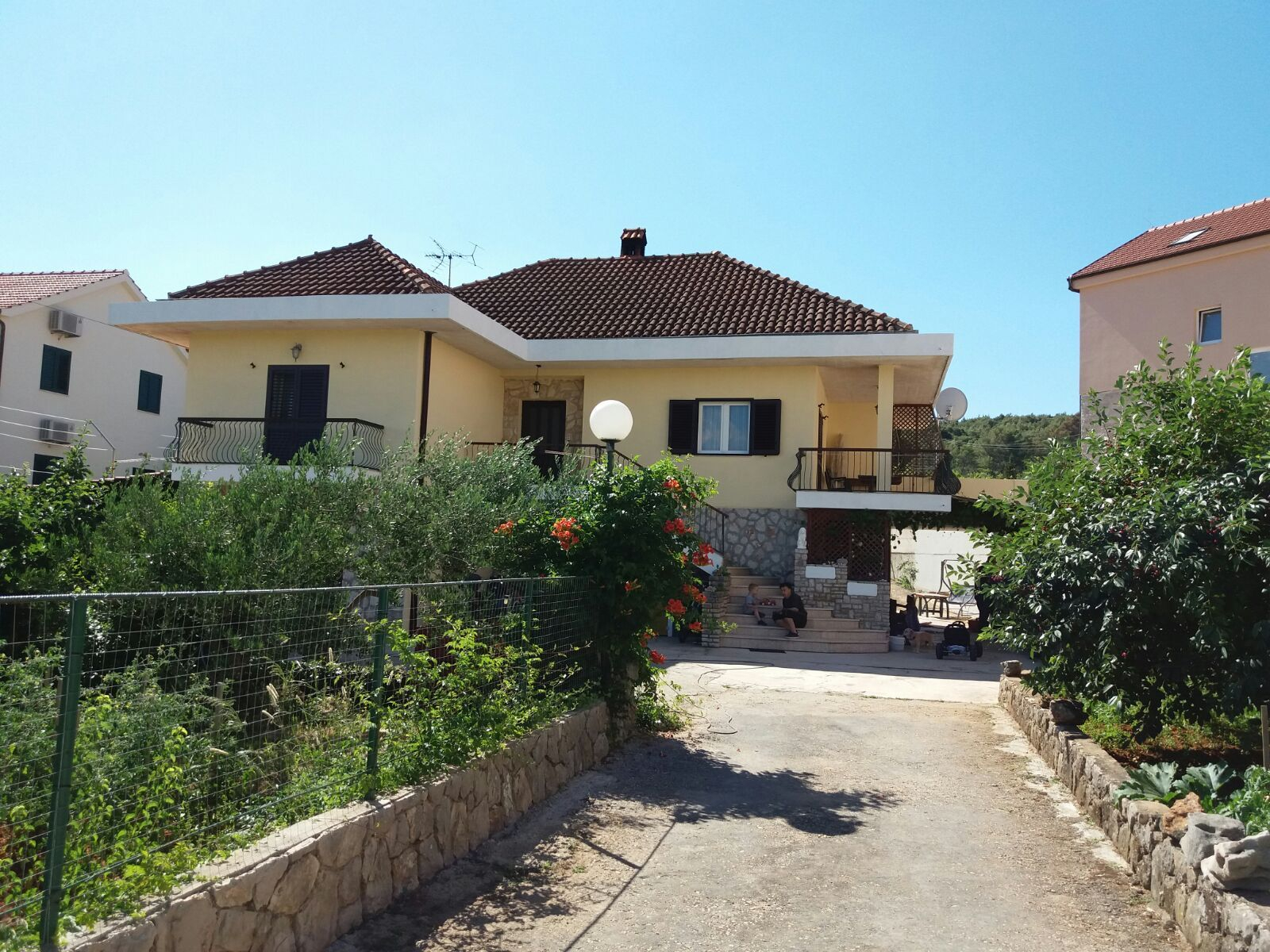 Studio in Vrboska mit Klima, Sat-TV, Internet