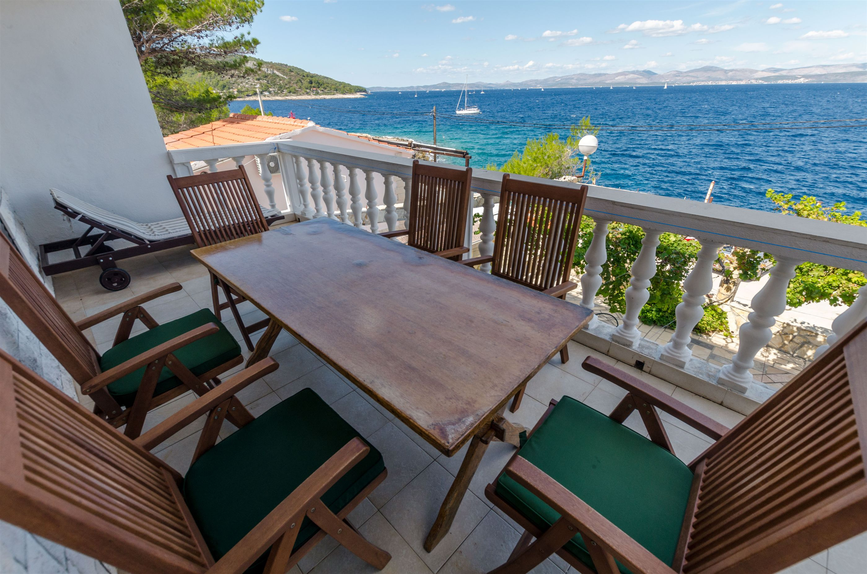 Ferienwohnung in Rogac mit Sat-TV, Meerblick, Grill