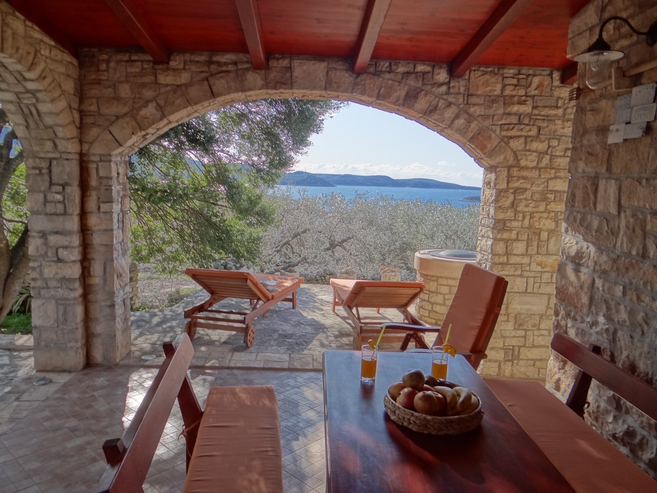 Haus in Vela Luka mit Klima, Meerblick, Internet