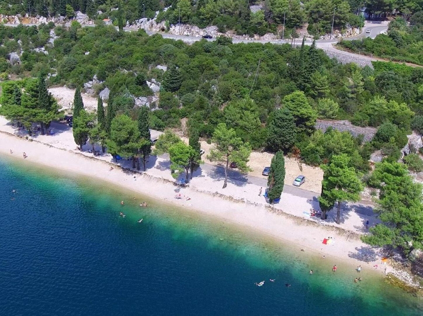 Ferienwohnung in Ploce mit Klima, Sat-TV, Meerblick