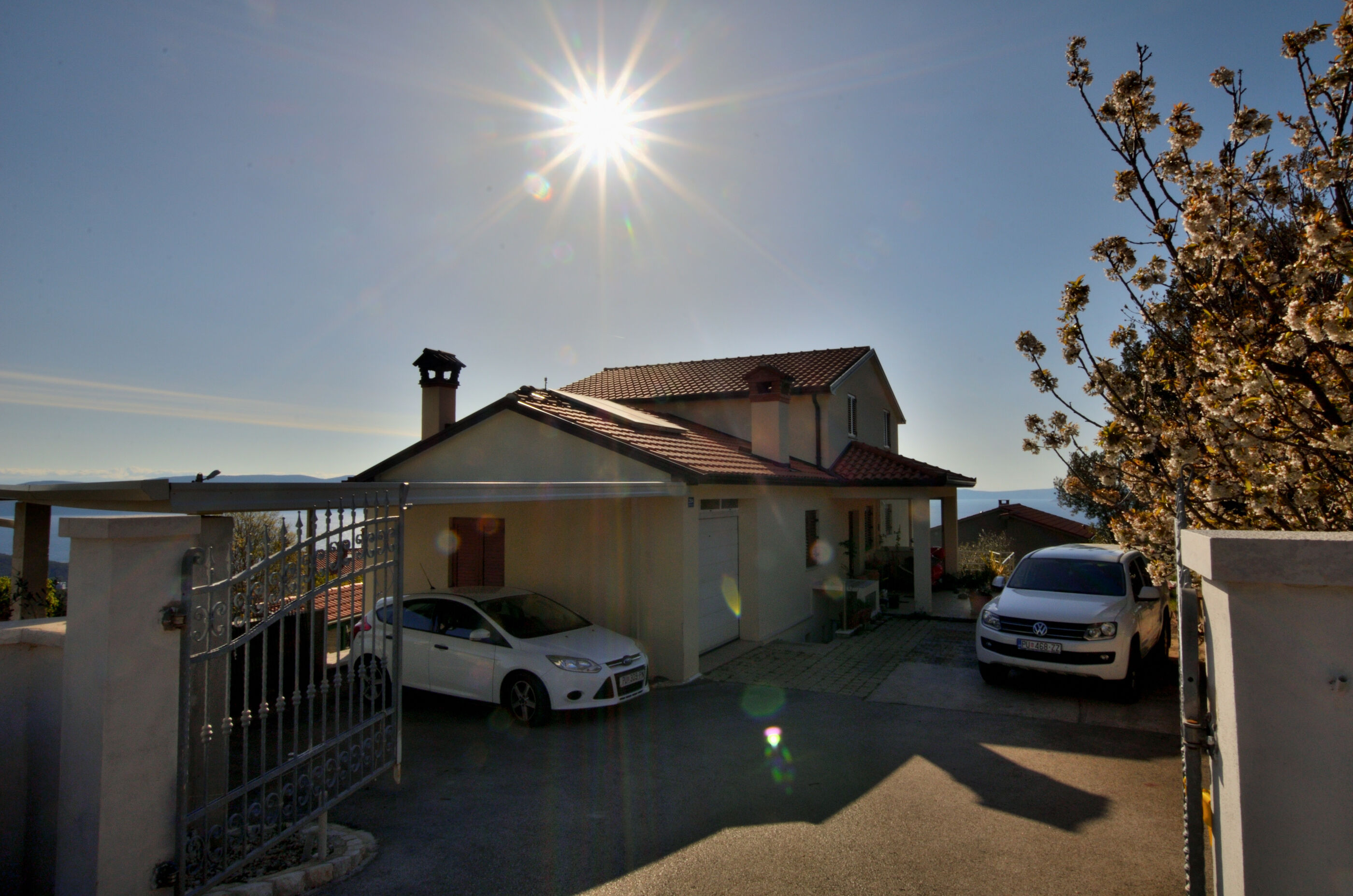 Ferienwohnung in Labin mit Klima, Sat-TV, Meerblick