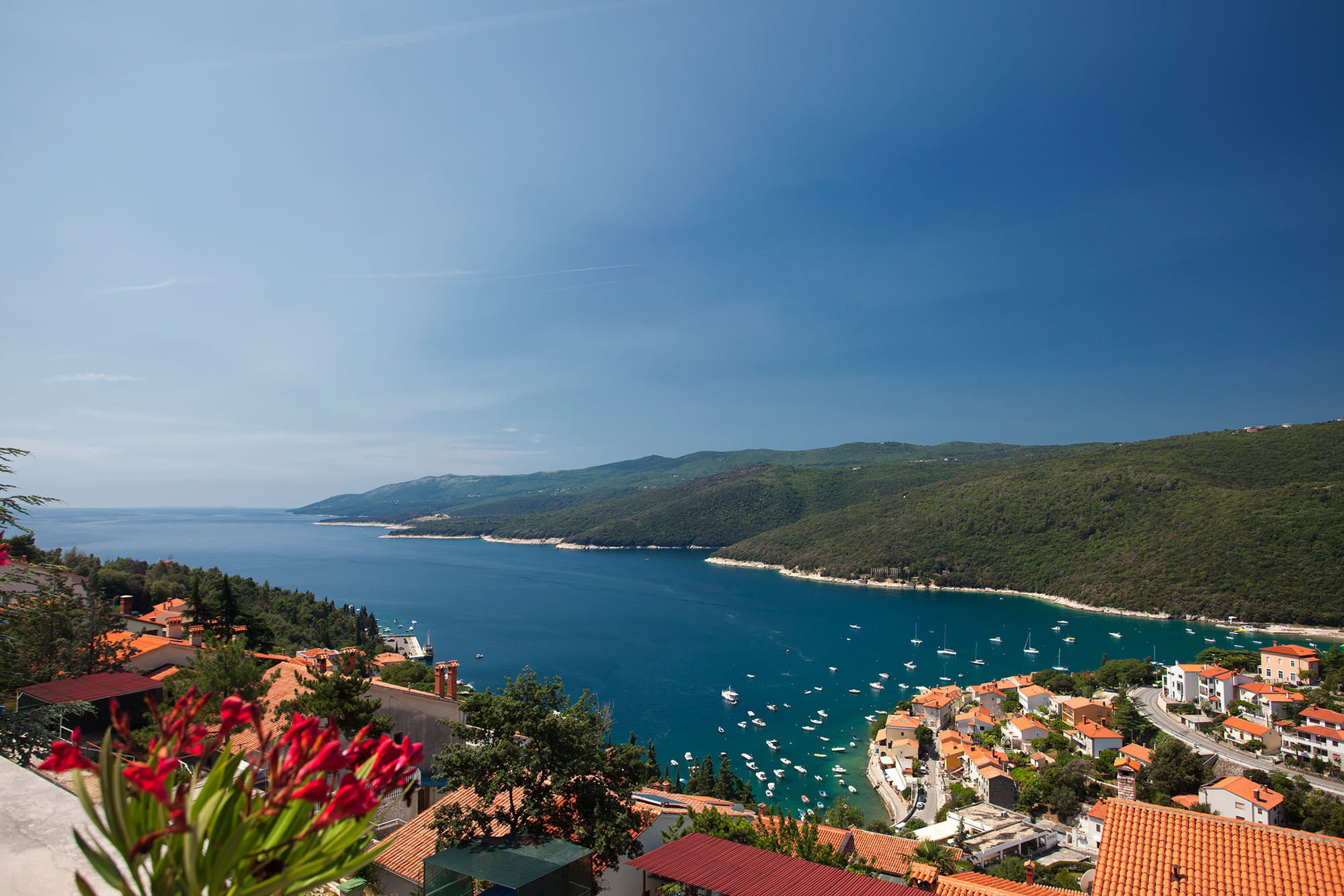 Ferienwohnung in Rabac mit Klima, Sat-TV, Meerblick